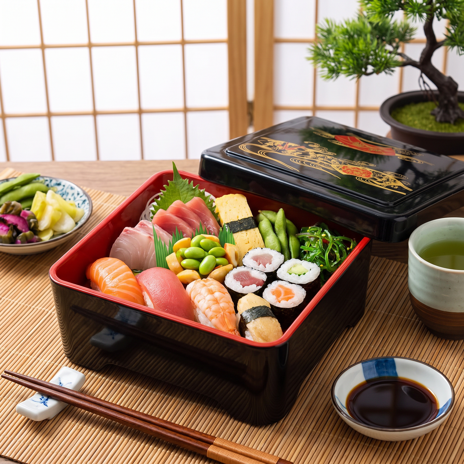 Decorative Japanese Lunch Box