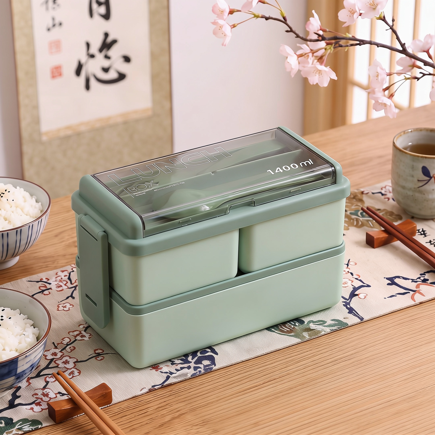 Double Layer Japanese Lunch Box