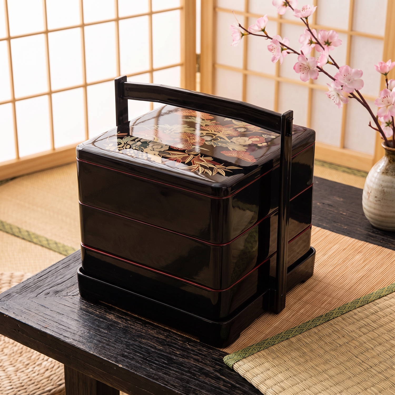 Three Layers Japanese Lunch Box