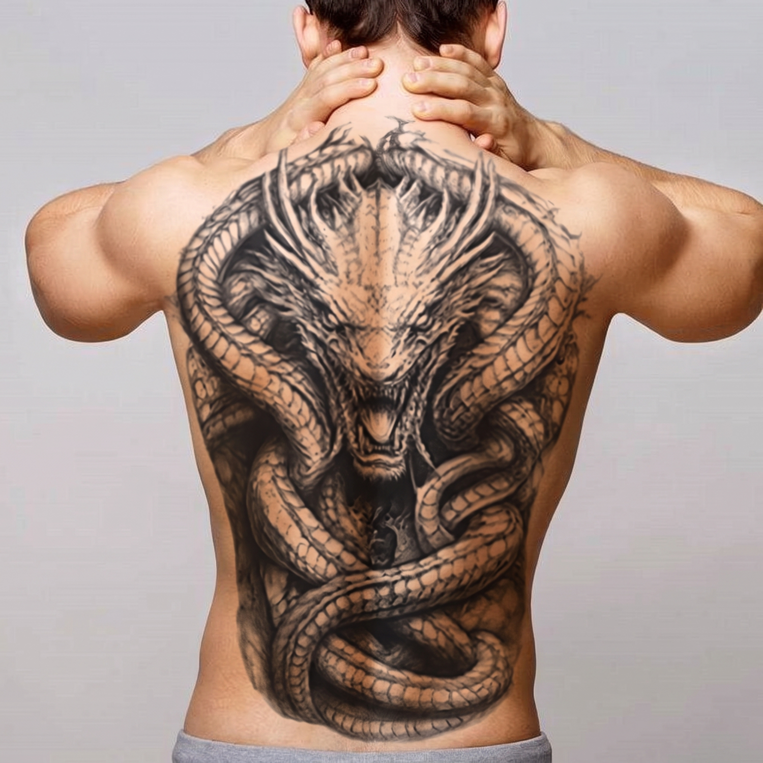 Japanese Temporary Tattoo Men