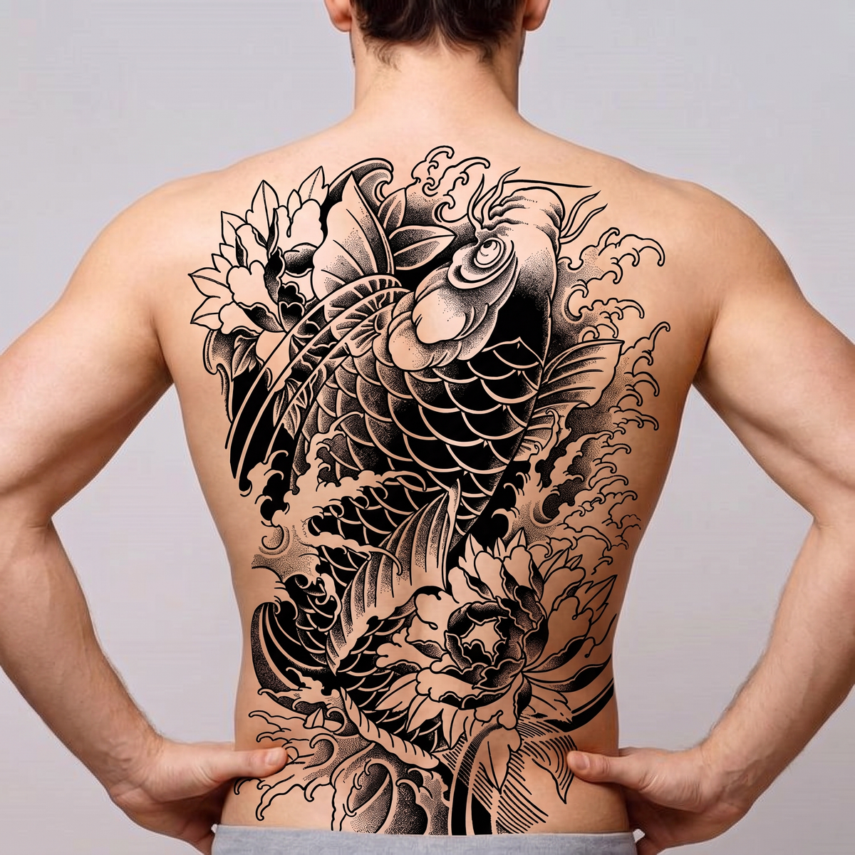 Japanese Koi Carp Tattoo