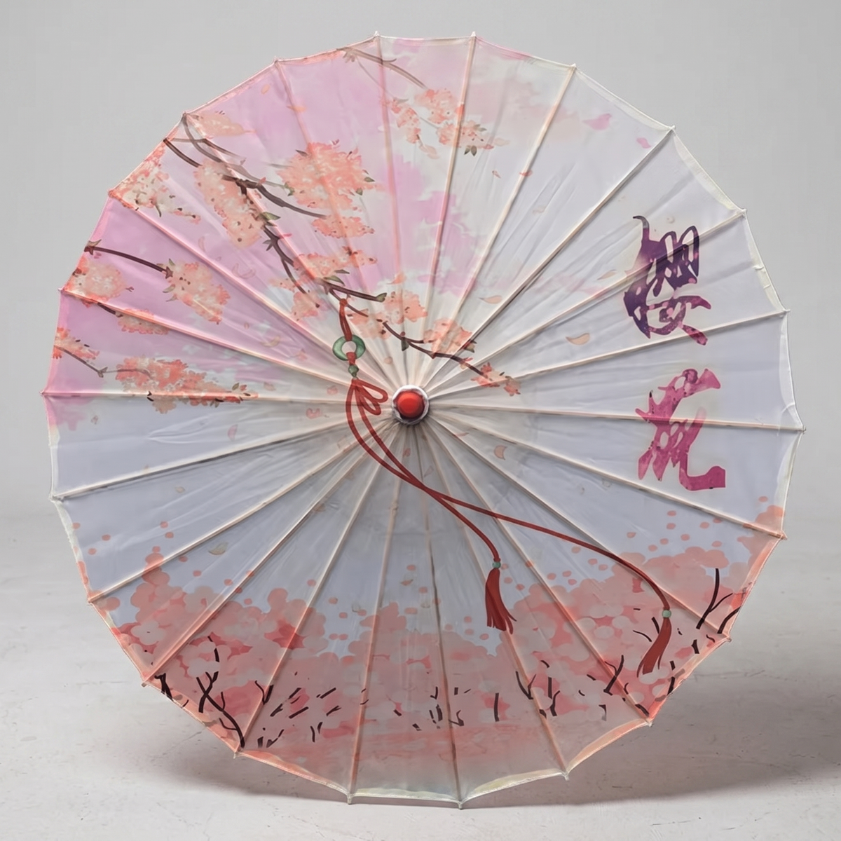 Pink Blossom Japanese Umbrella