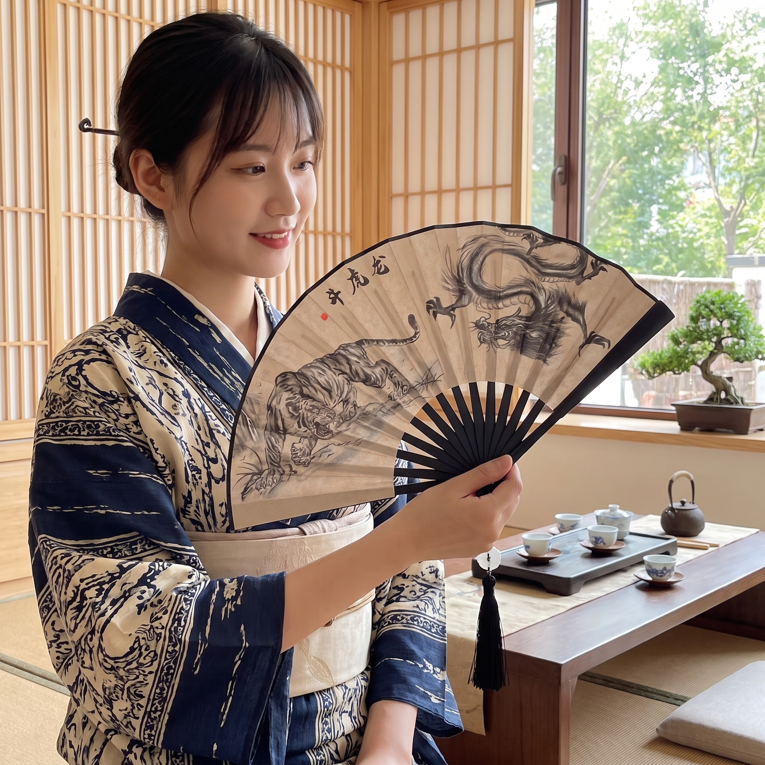 Japanese Foldable Hand Fan