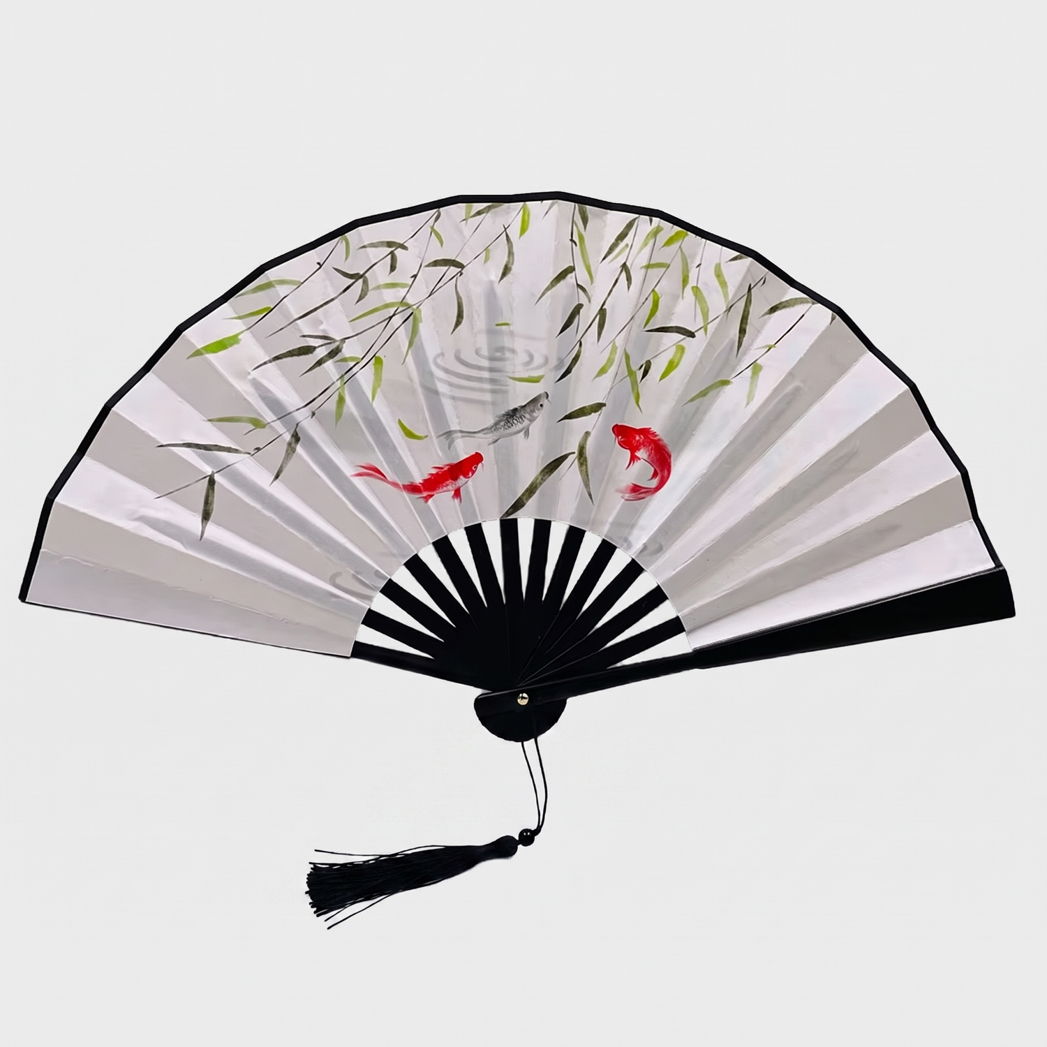 Japanese Koi Fish Fan