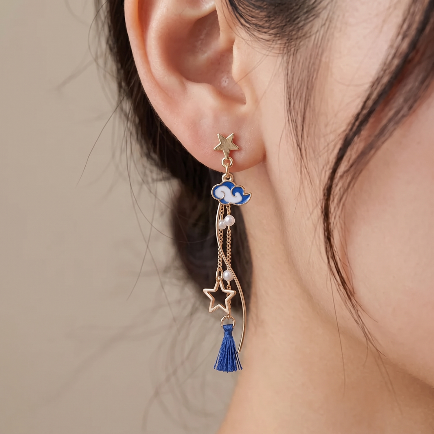 Japanese Cute Crane Earrings