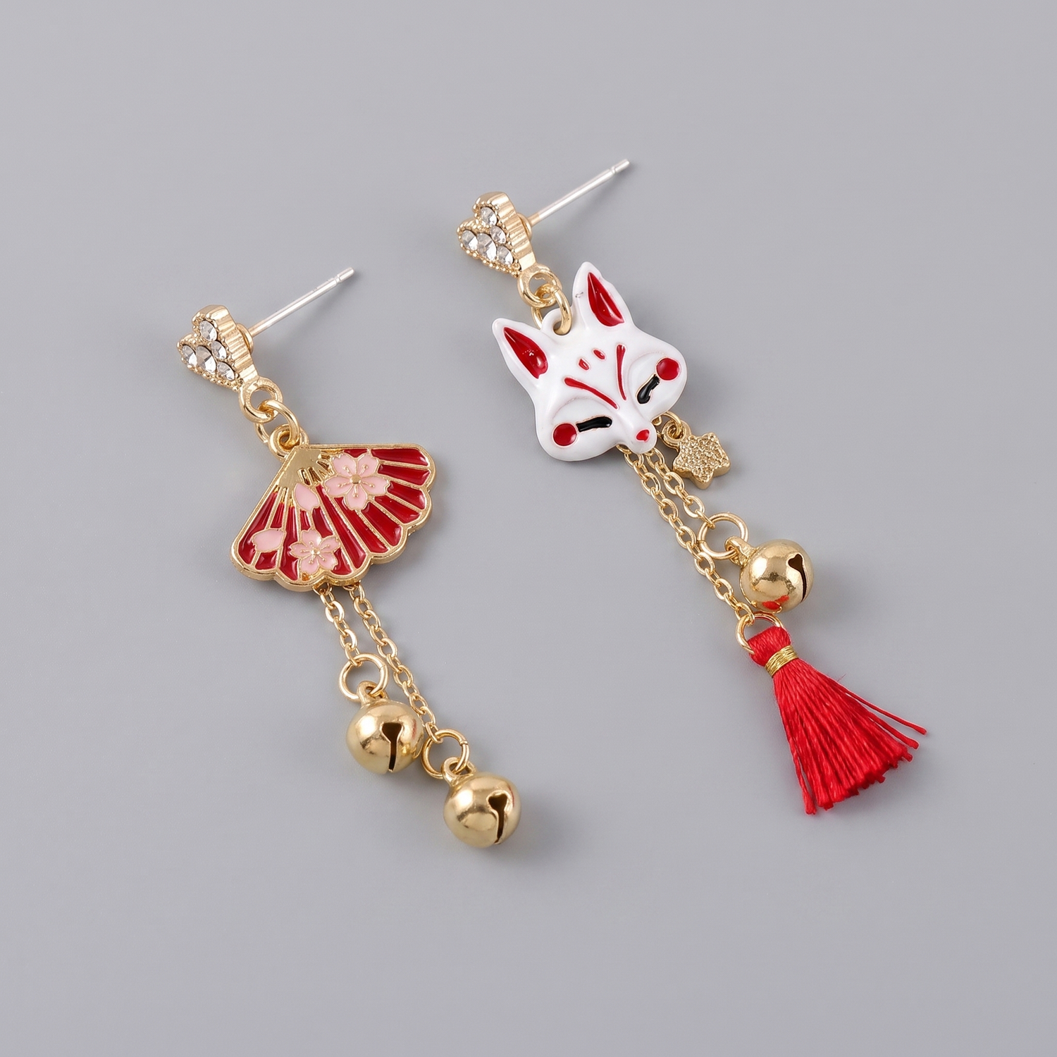 Japanese Kitsune Earrings
