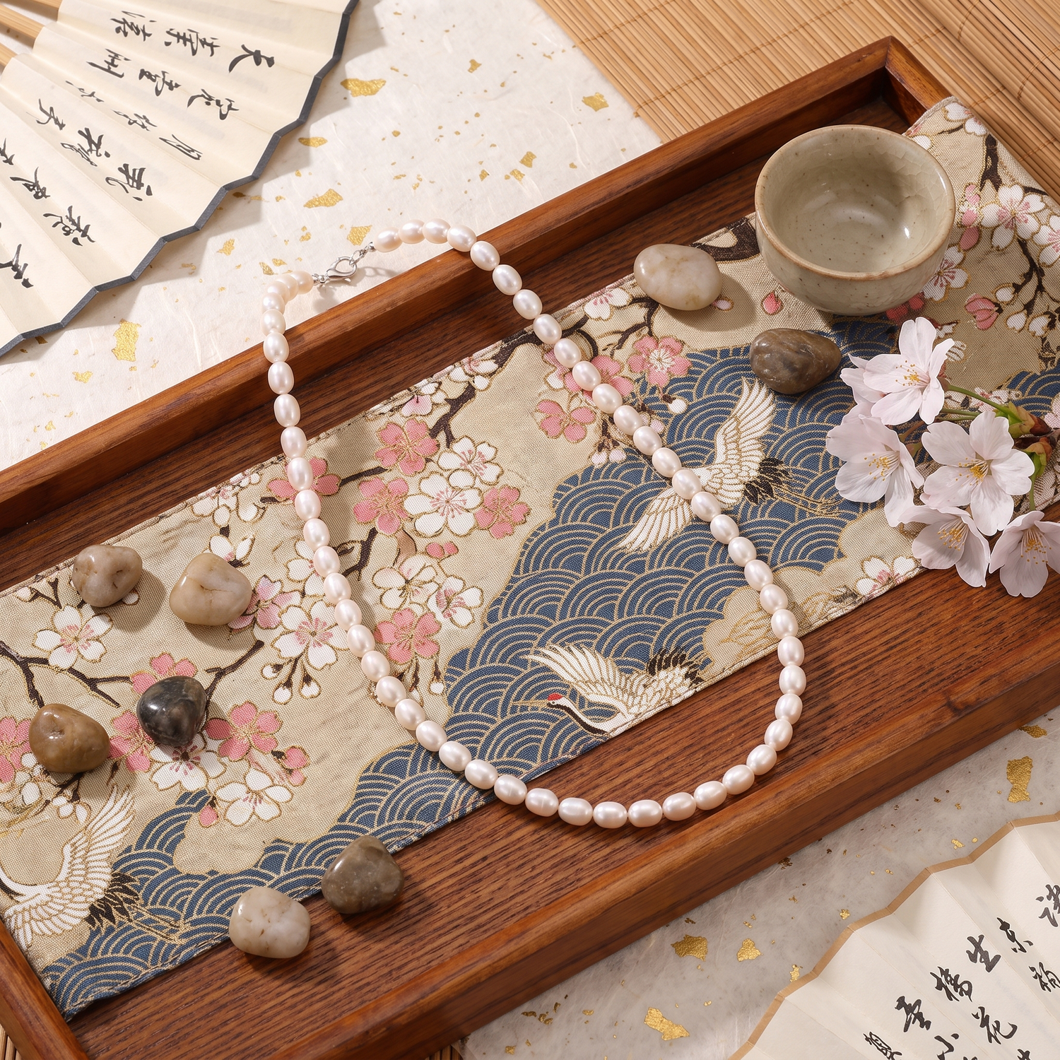 Japanese Pearl Necklace for Women