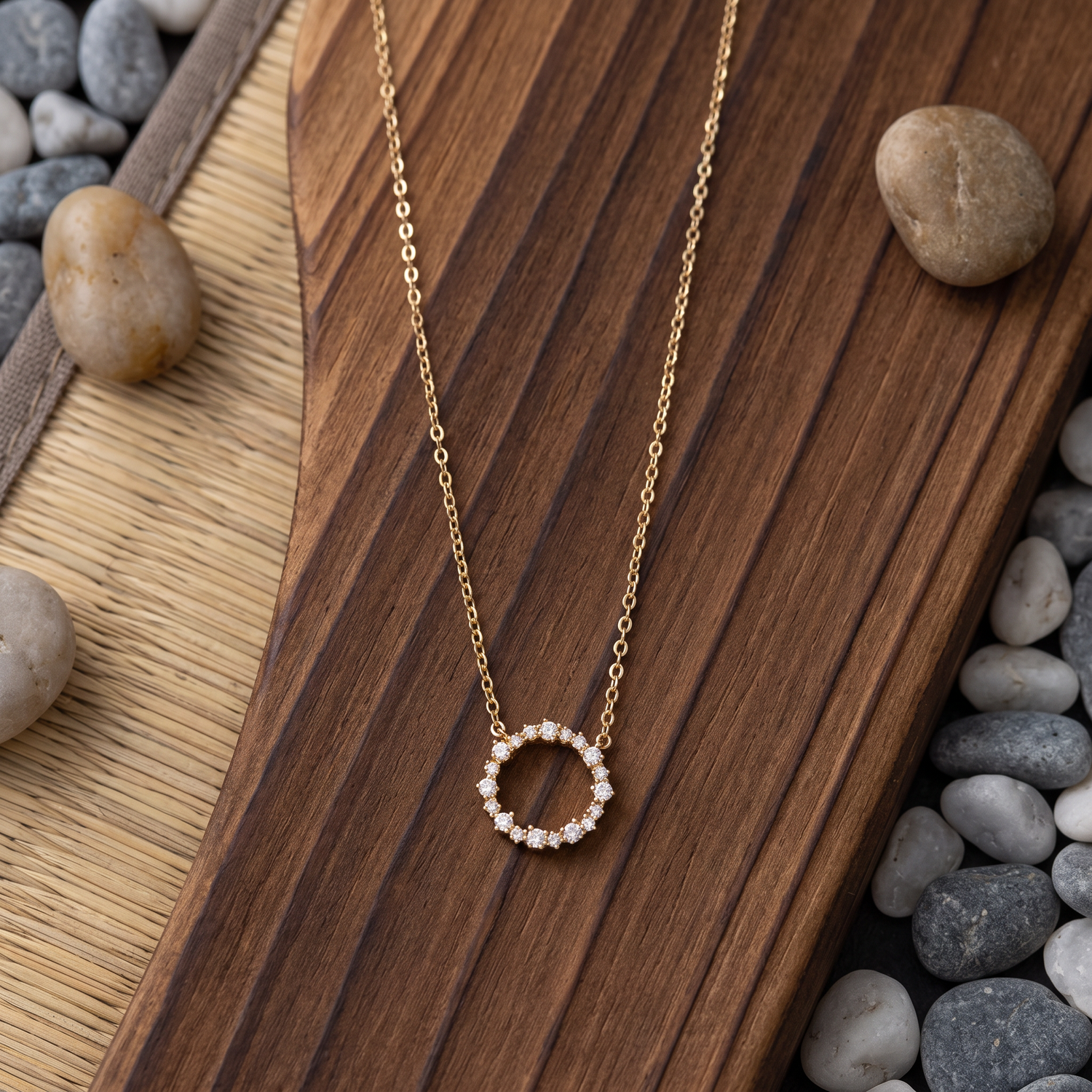 Gold Plated Japanese Necklace