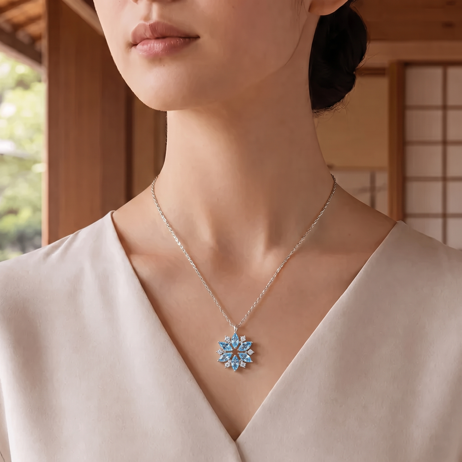Crystal Japanese Necklace