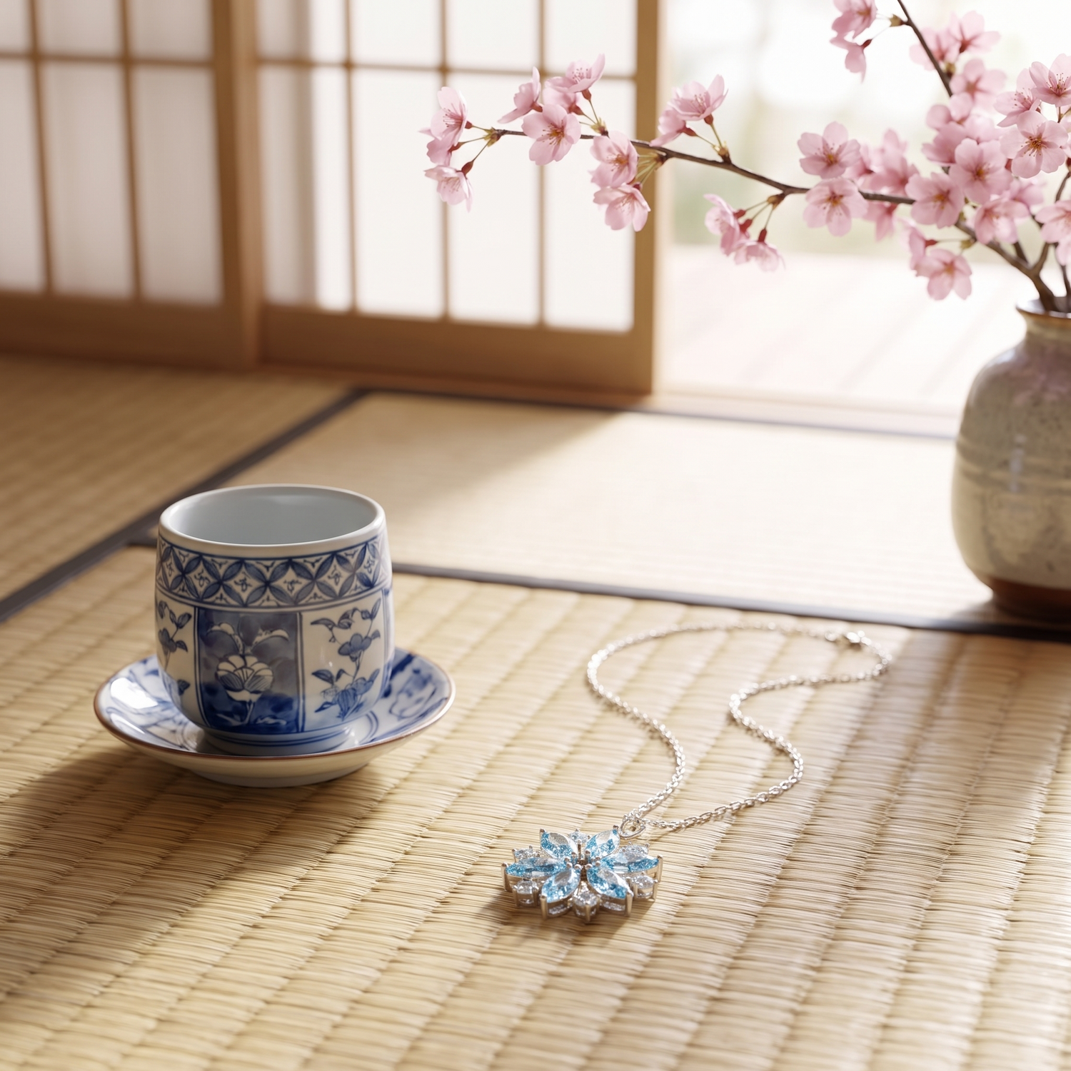 Crystal Japanese Necklace