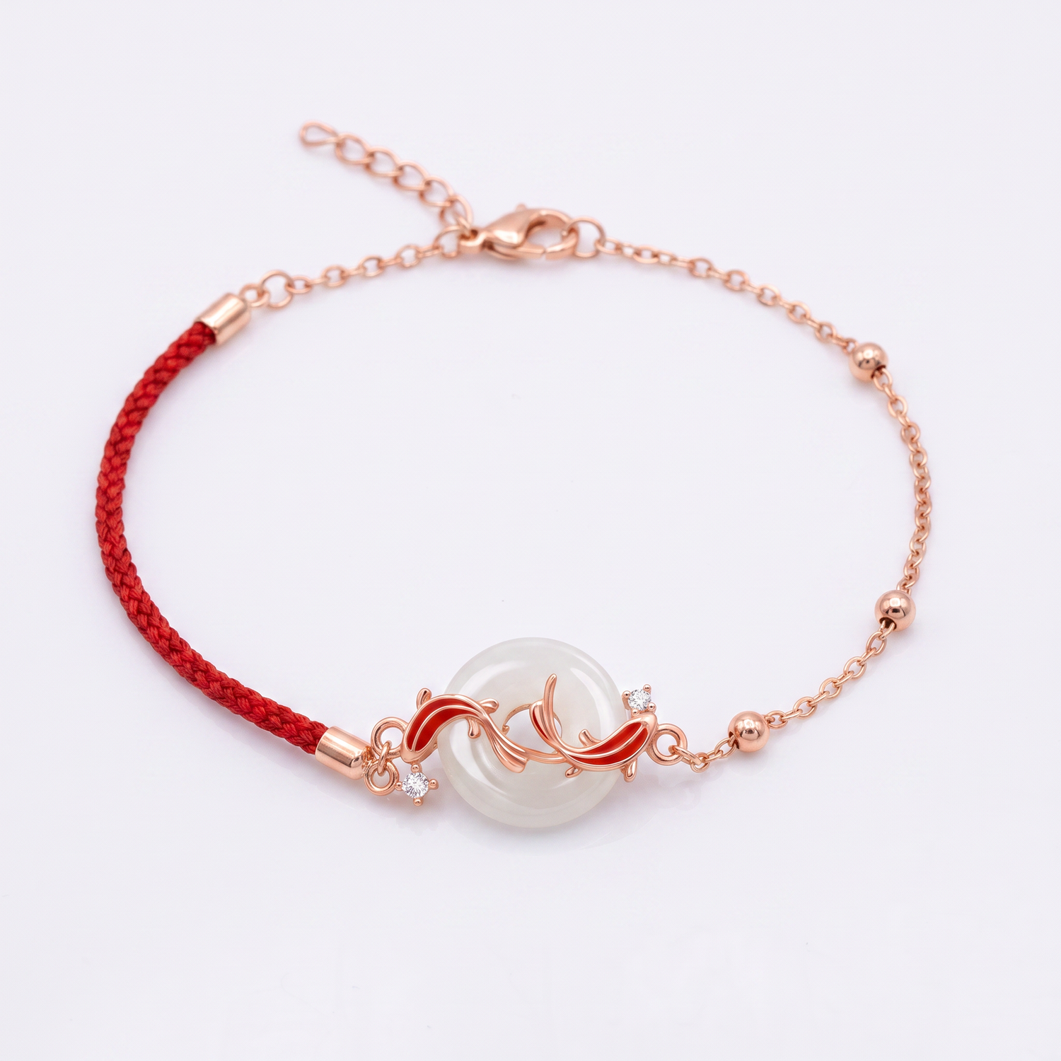 Red Rope Koi Bracelet