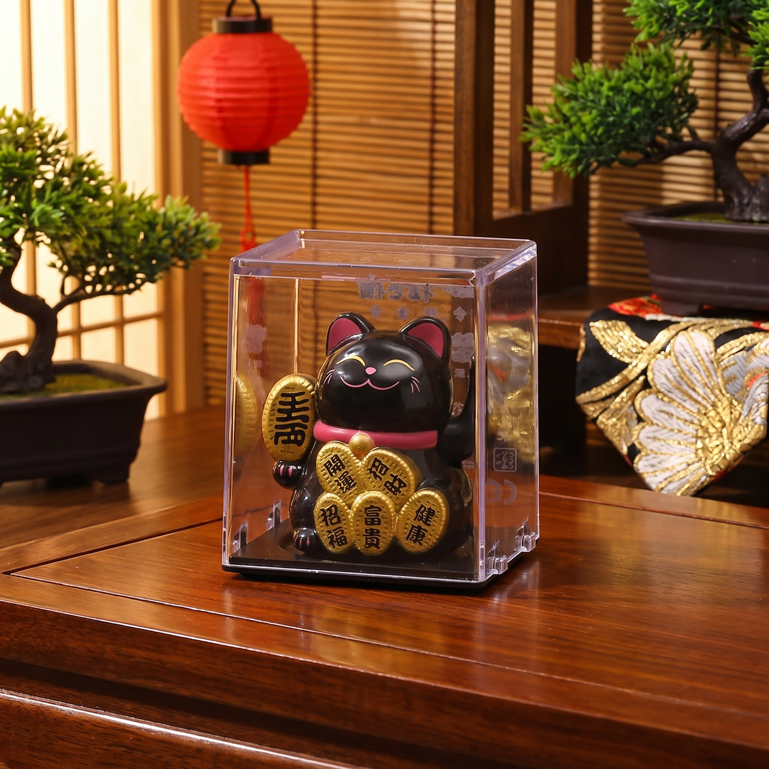 Black Maneki Neko