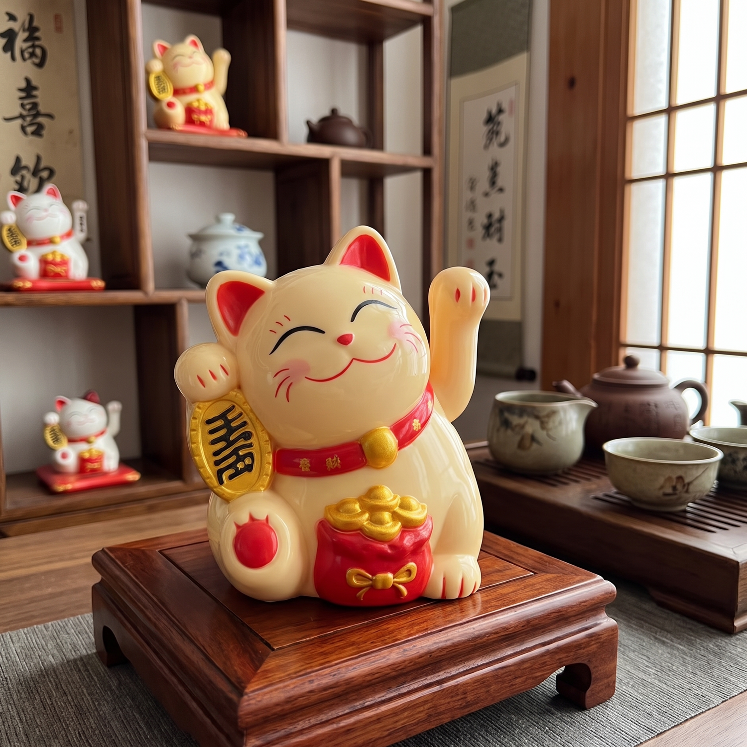 Japanese Maneki Neko Figurine