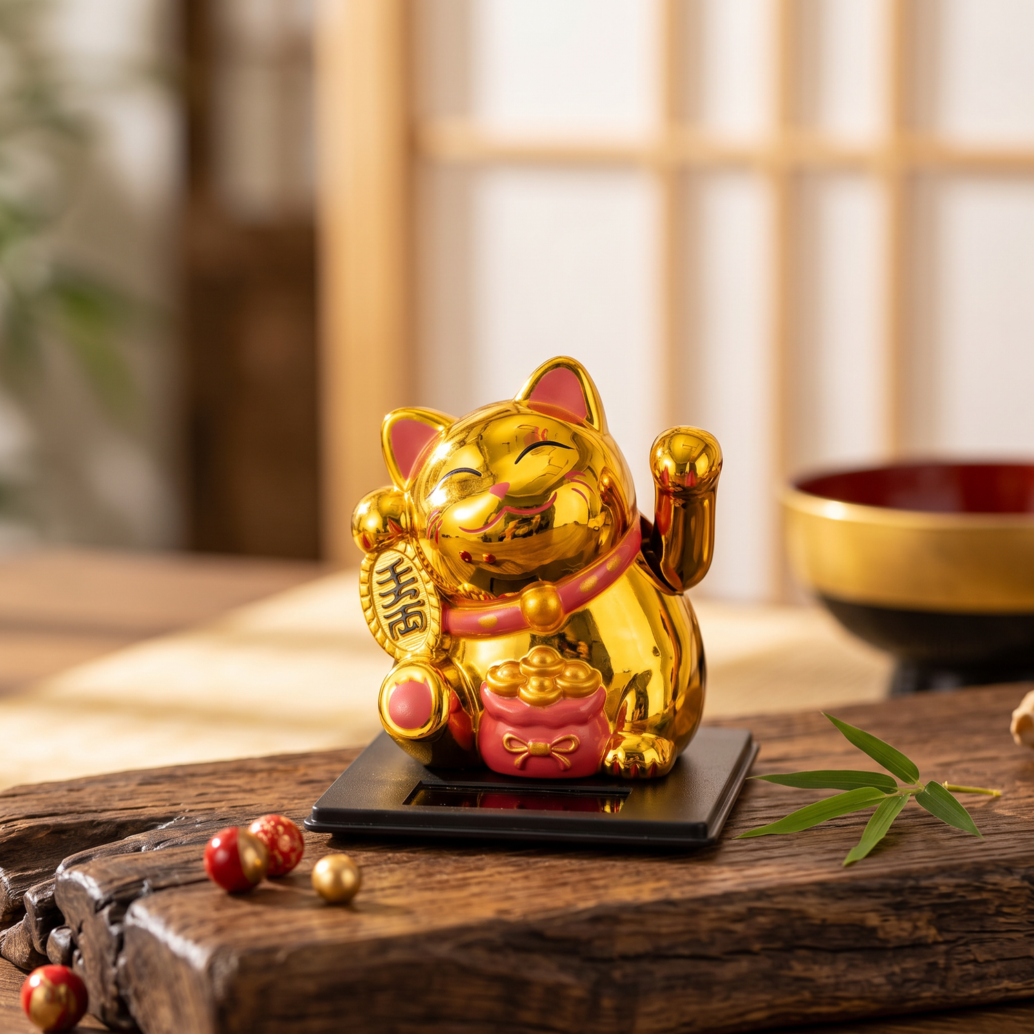 Maneki Neko Gold Cat