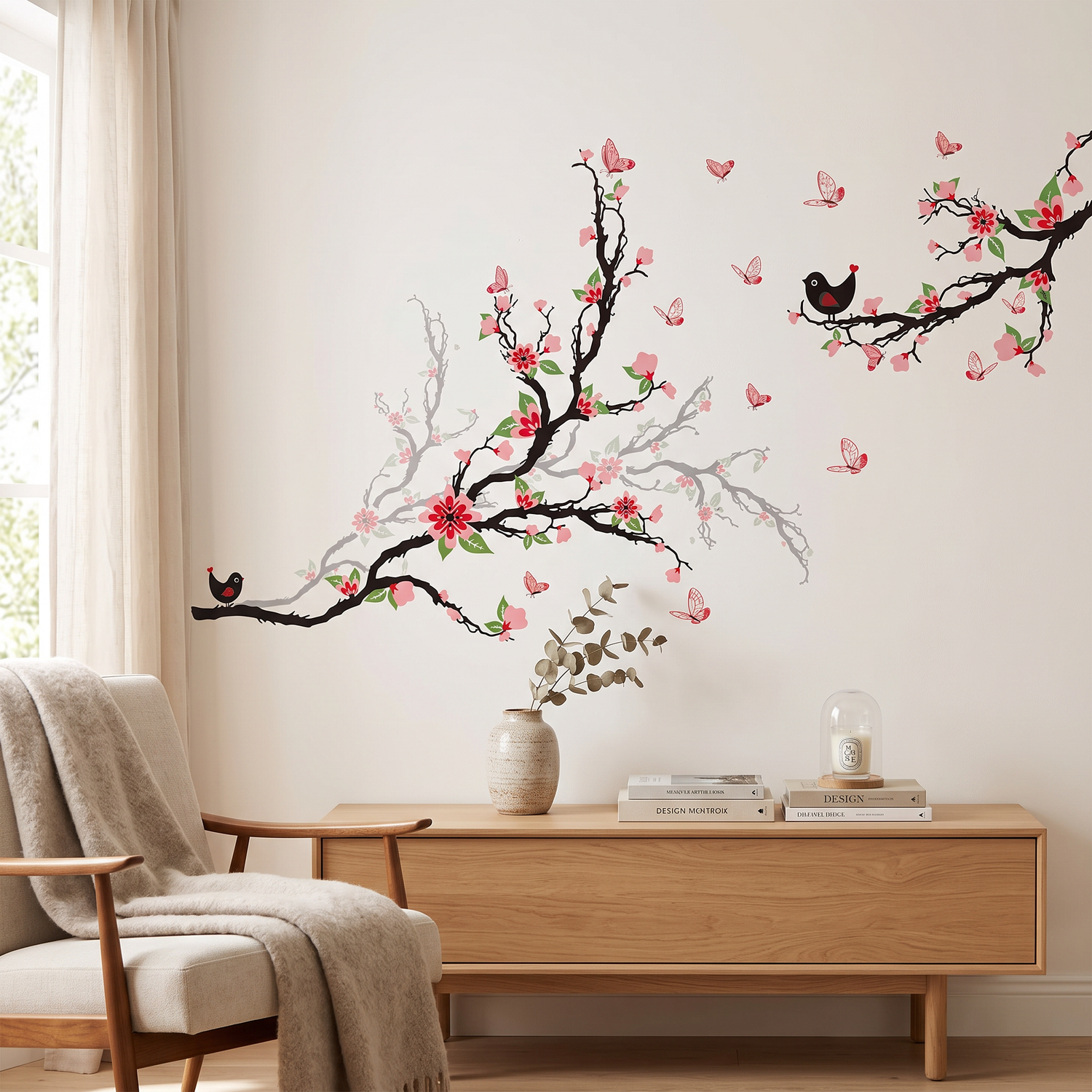 Japanese Blossom Wall Decal