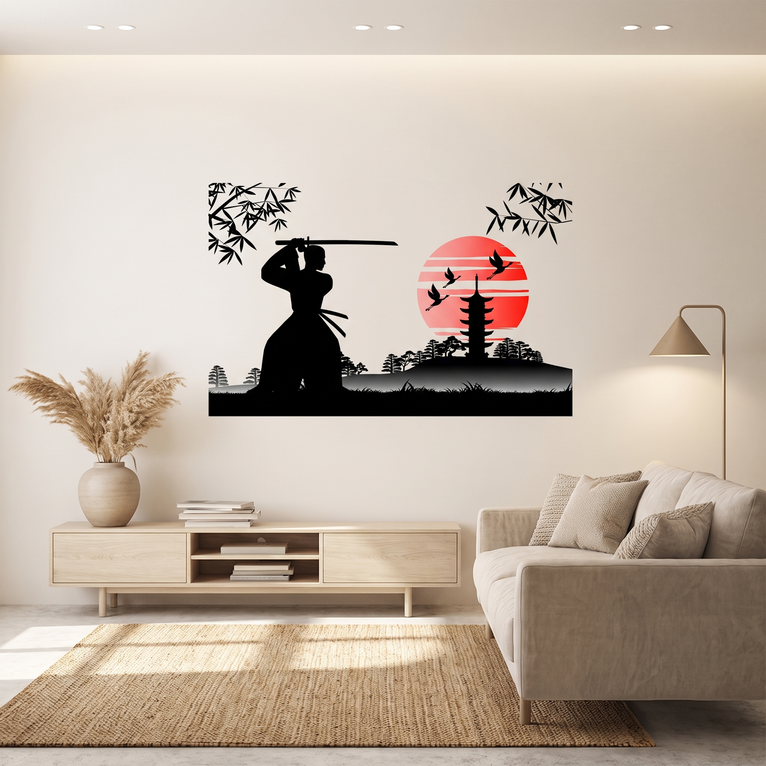 Japanese Samurai Wall Sticker