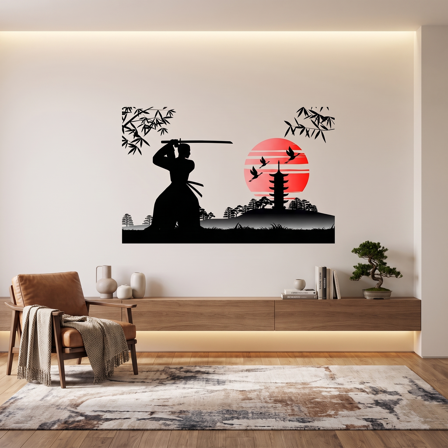 Japanese Samurai Wall Sticker