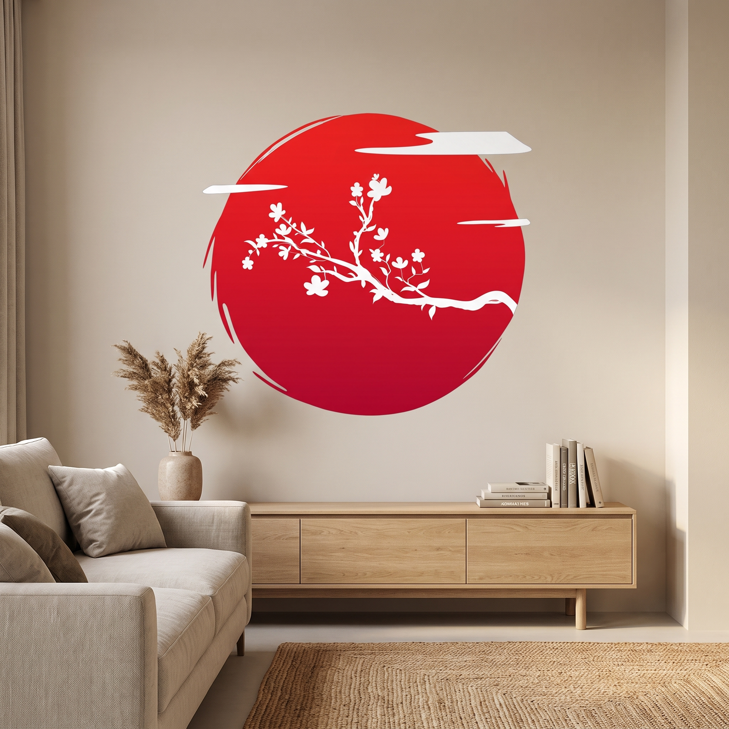Japanese Cherry Tree Wall Decal