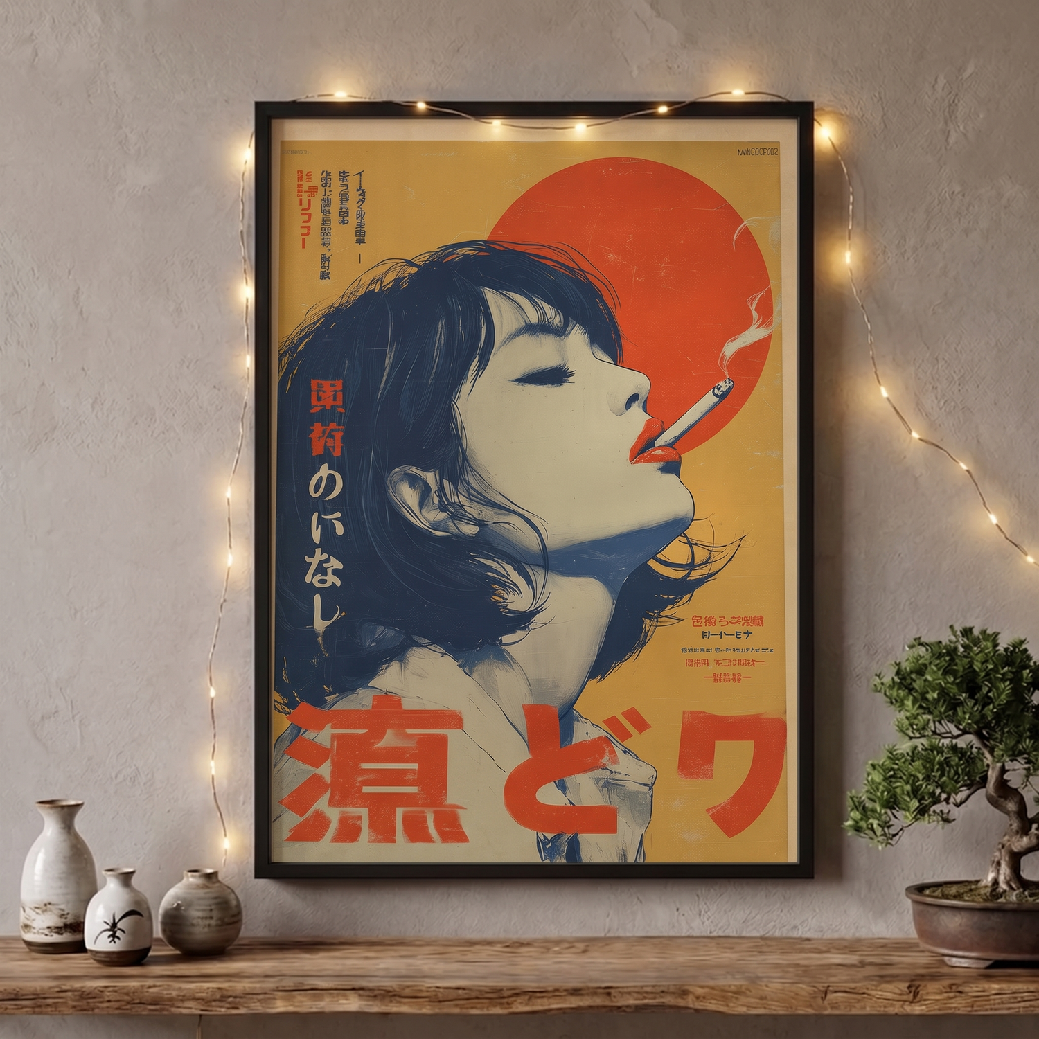 Retro Japanese Painting
