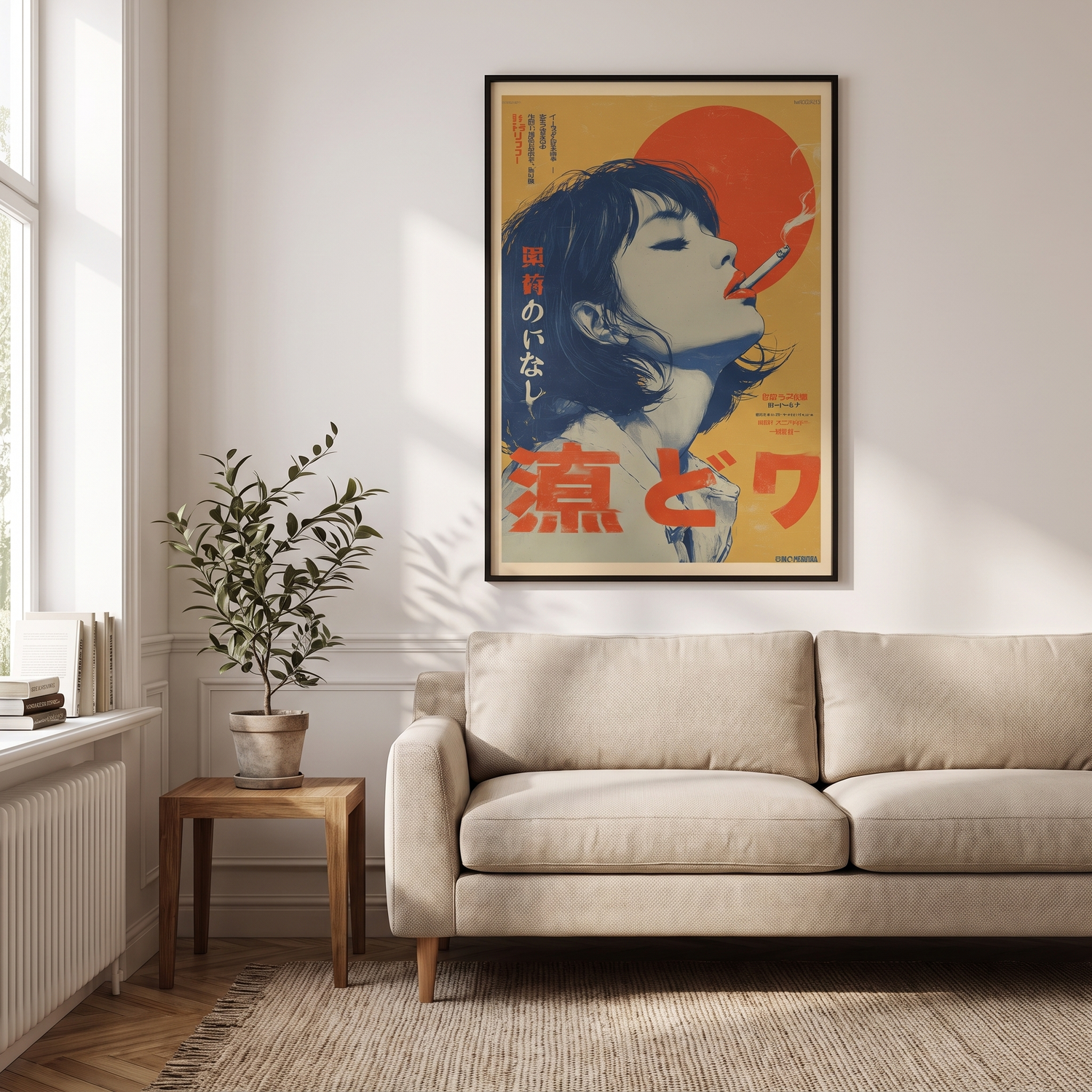 Retro Japanese Painting