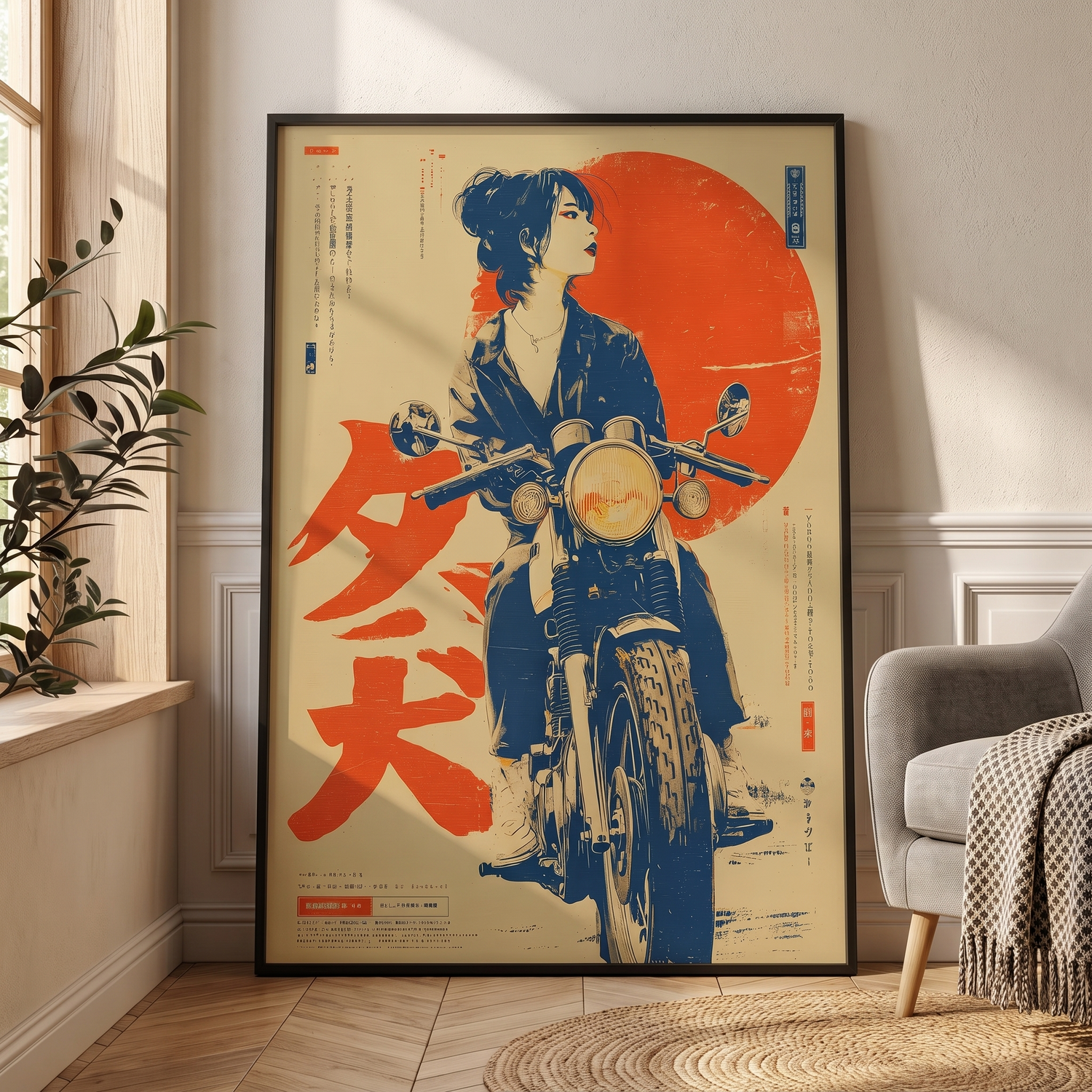 Japanese Girl Painting