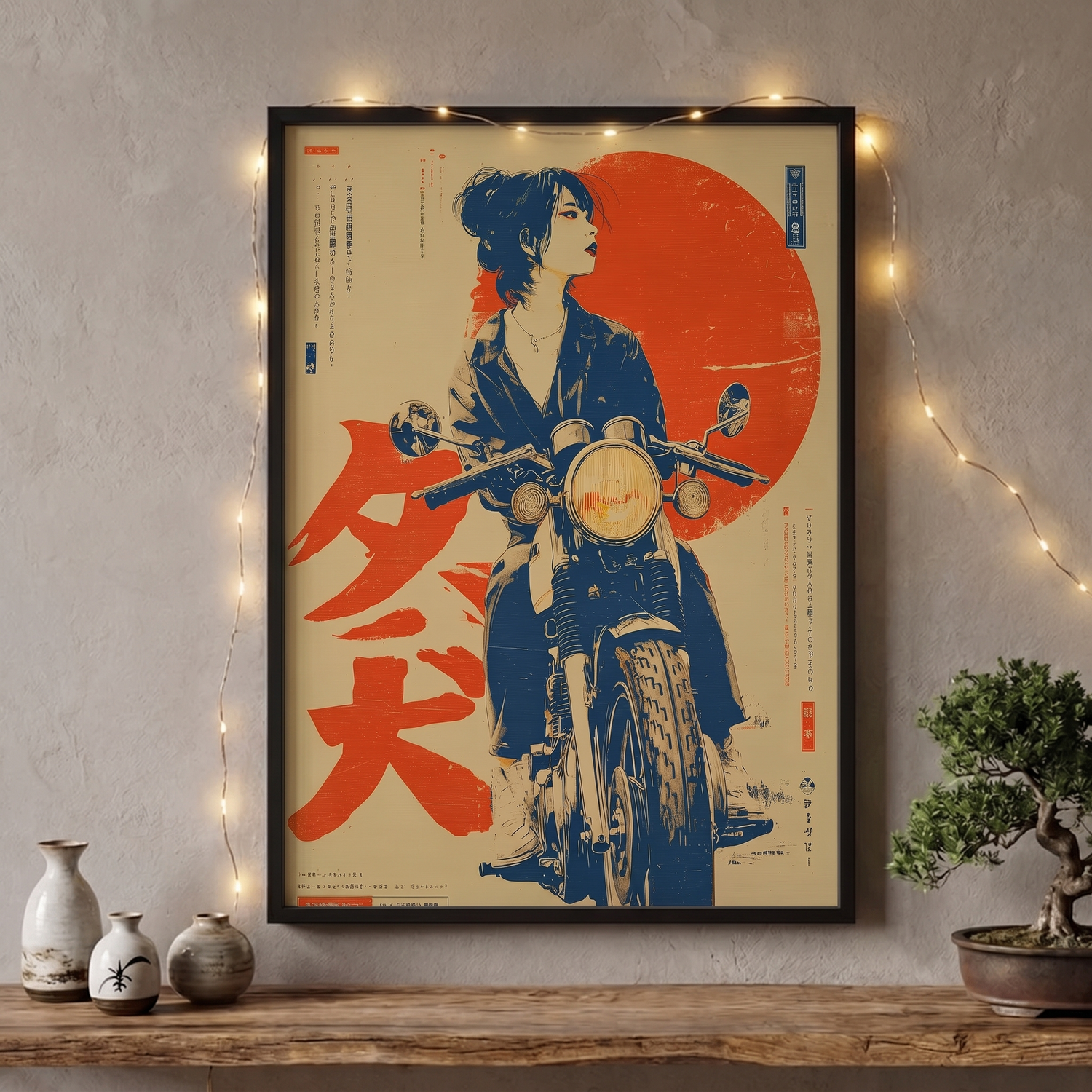 Japanese Girl Painting
