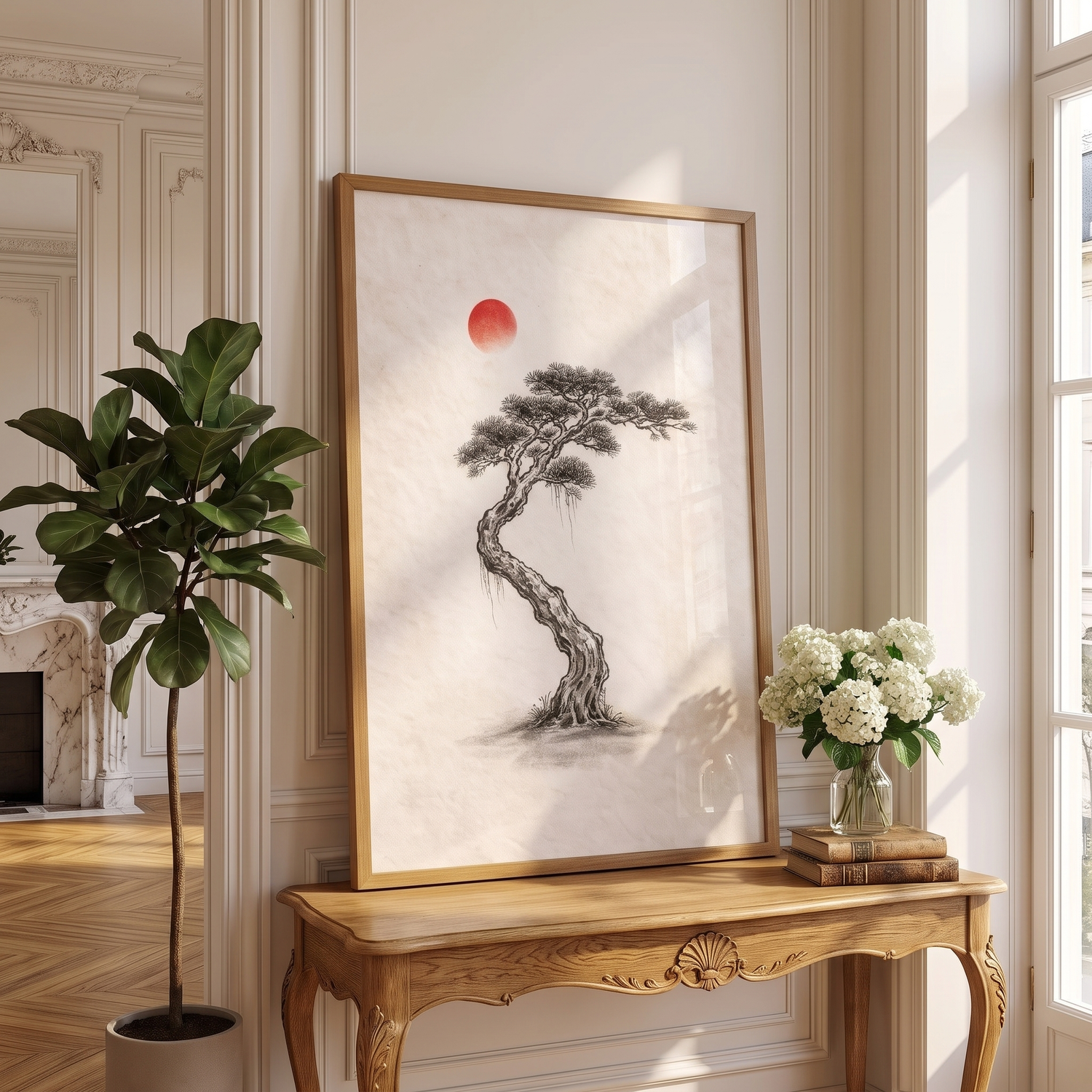 Japanese Pine Tree Painting