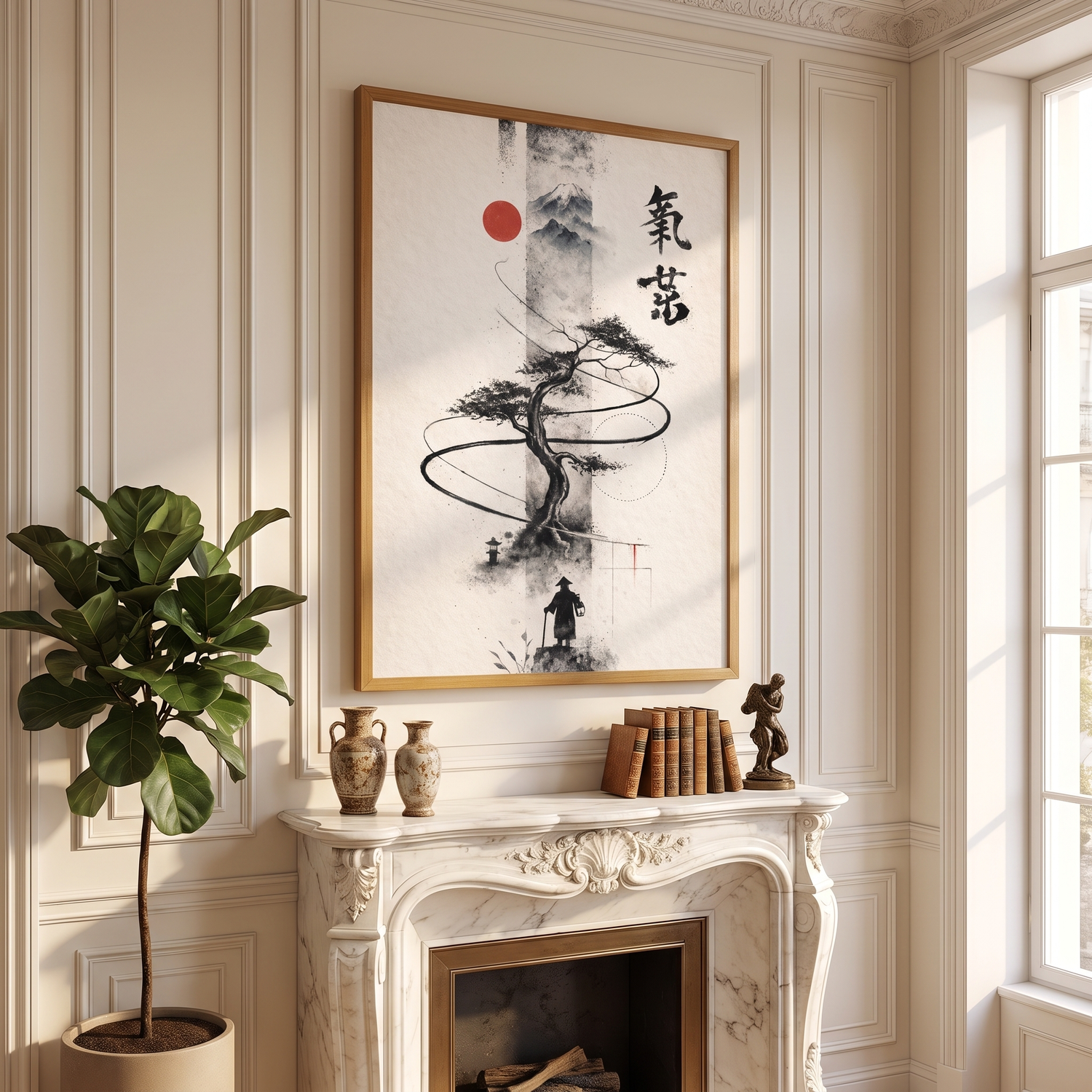 Japanese Printed Painting