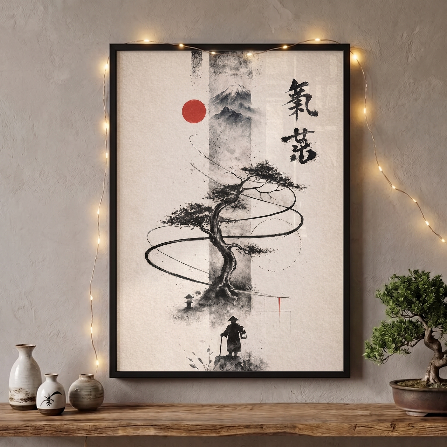 Japanese Printed Painting