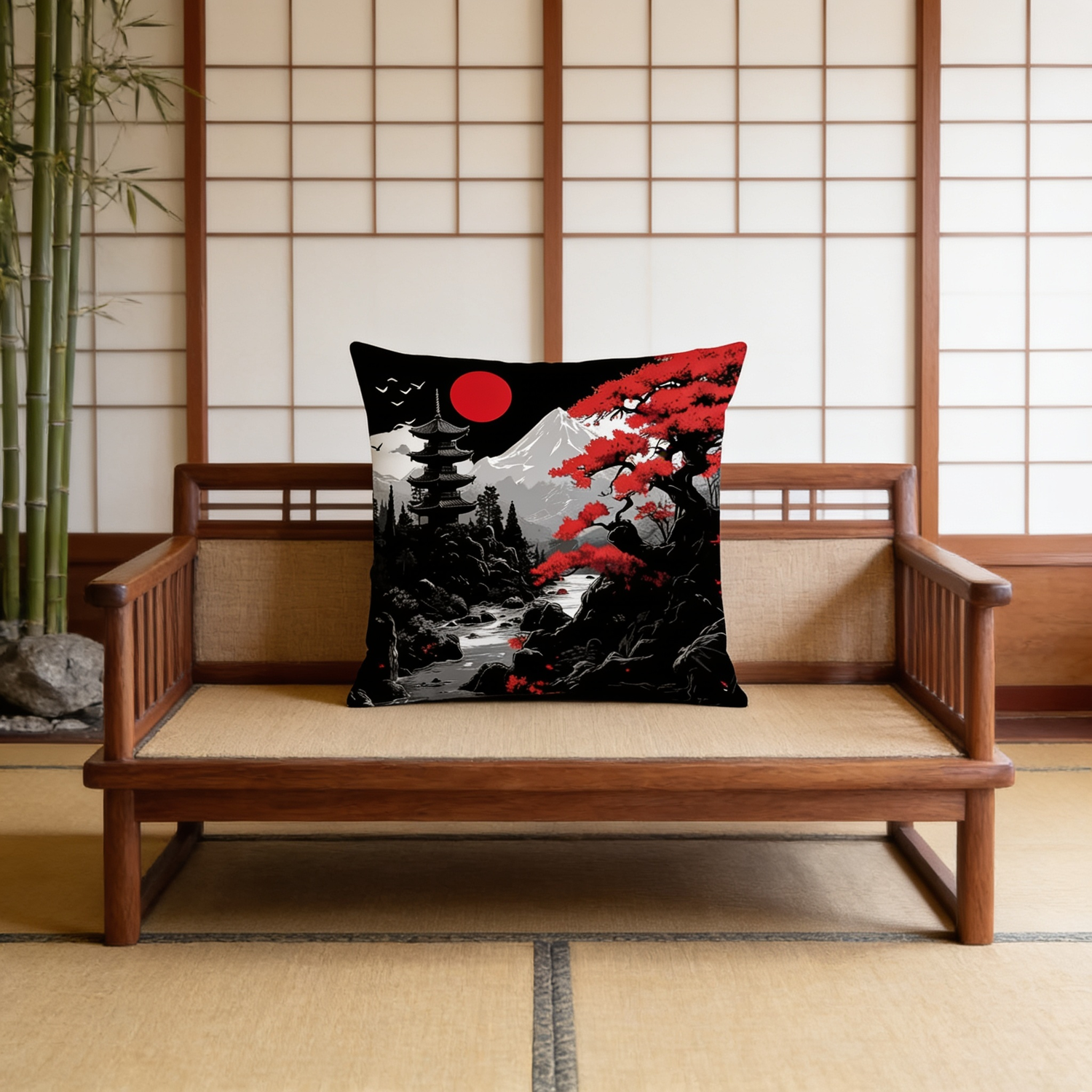 Home Decor Japanese Pillow Cover
