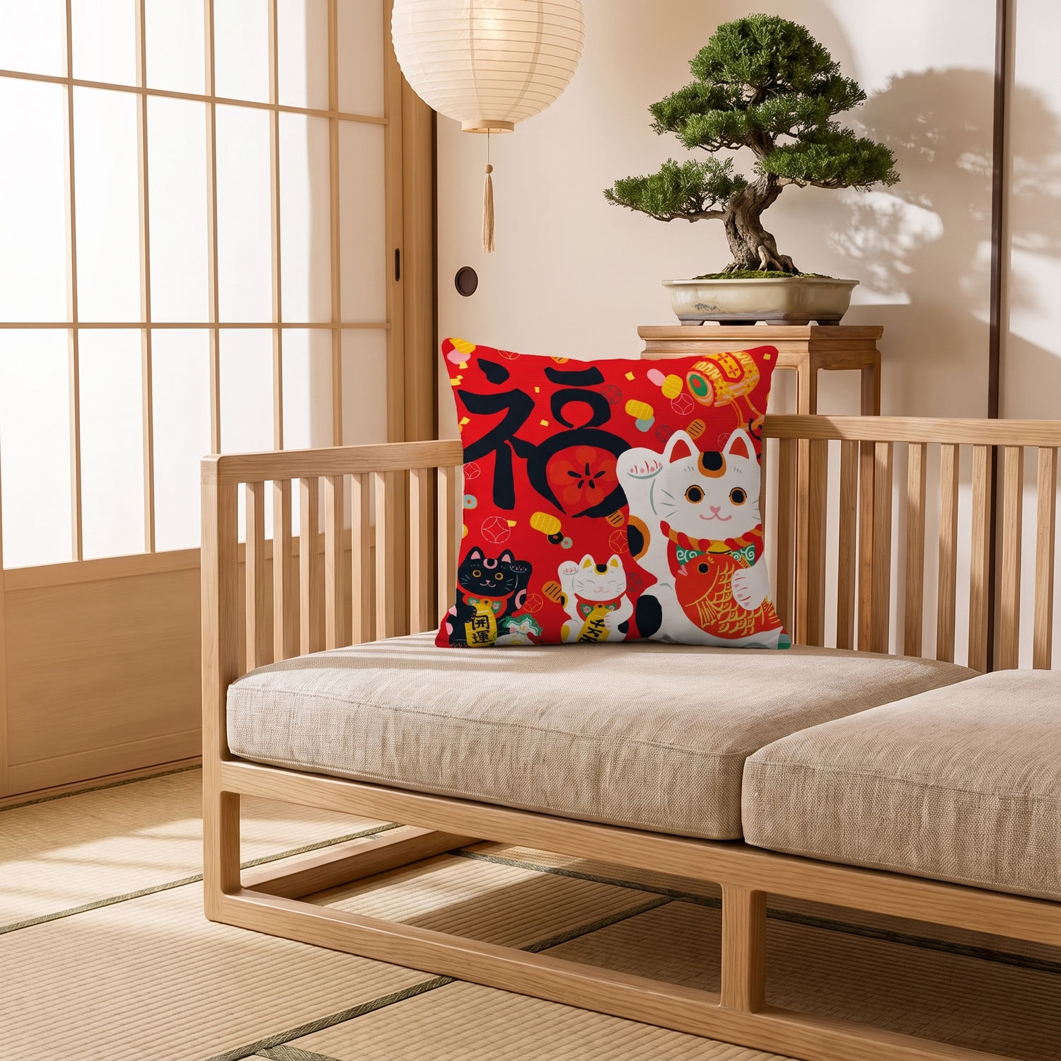 Good Fortune Cushion Cover