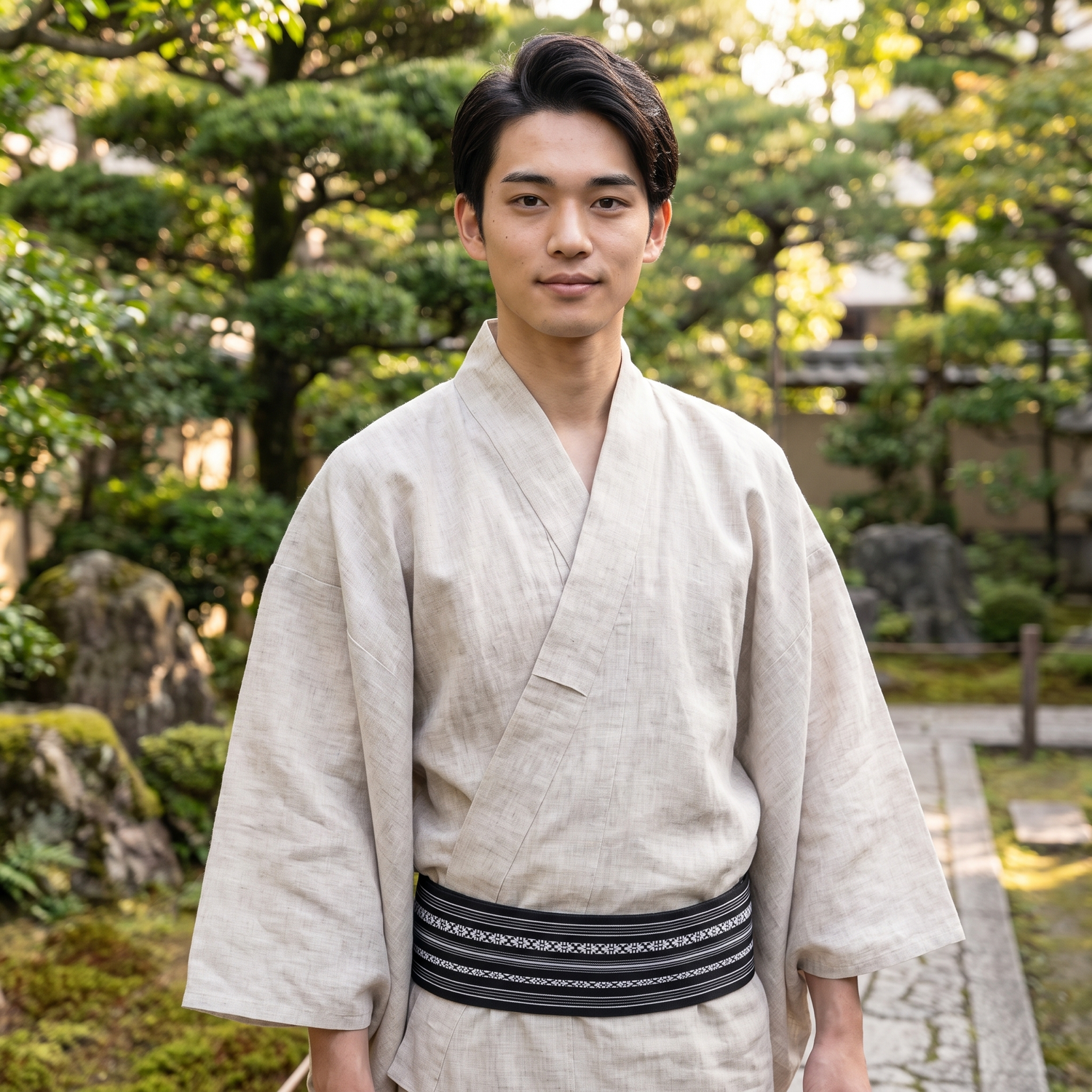 Japanese Men's Obi Belt