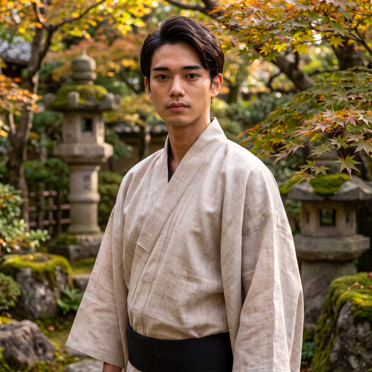 Men Japanese Obi Belt