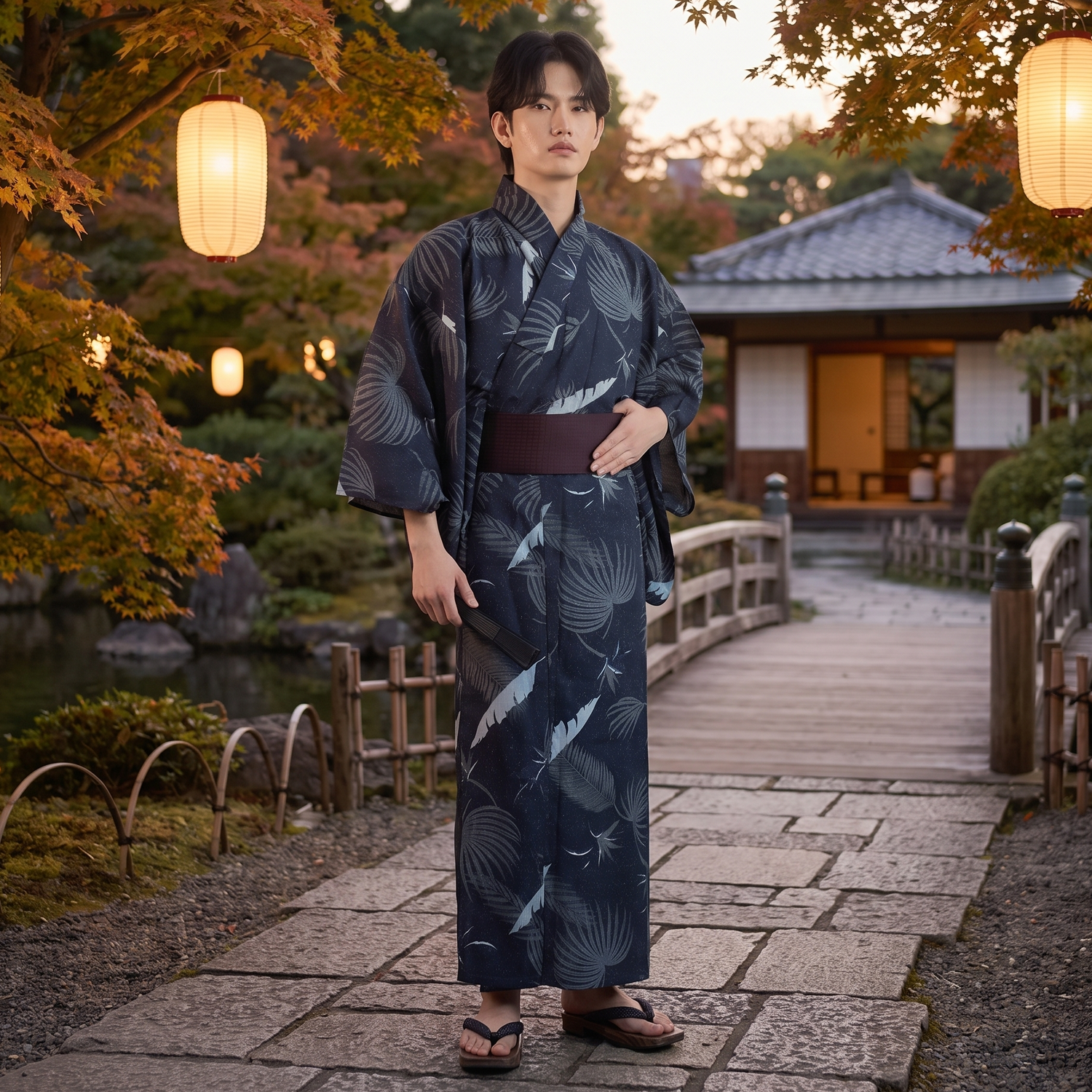 Men's Yukata Kimono