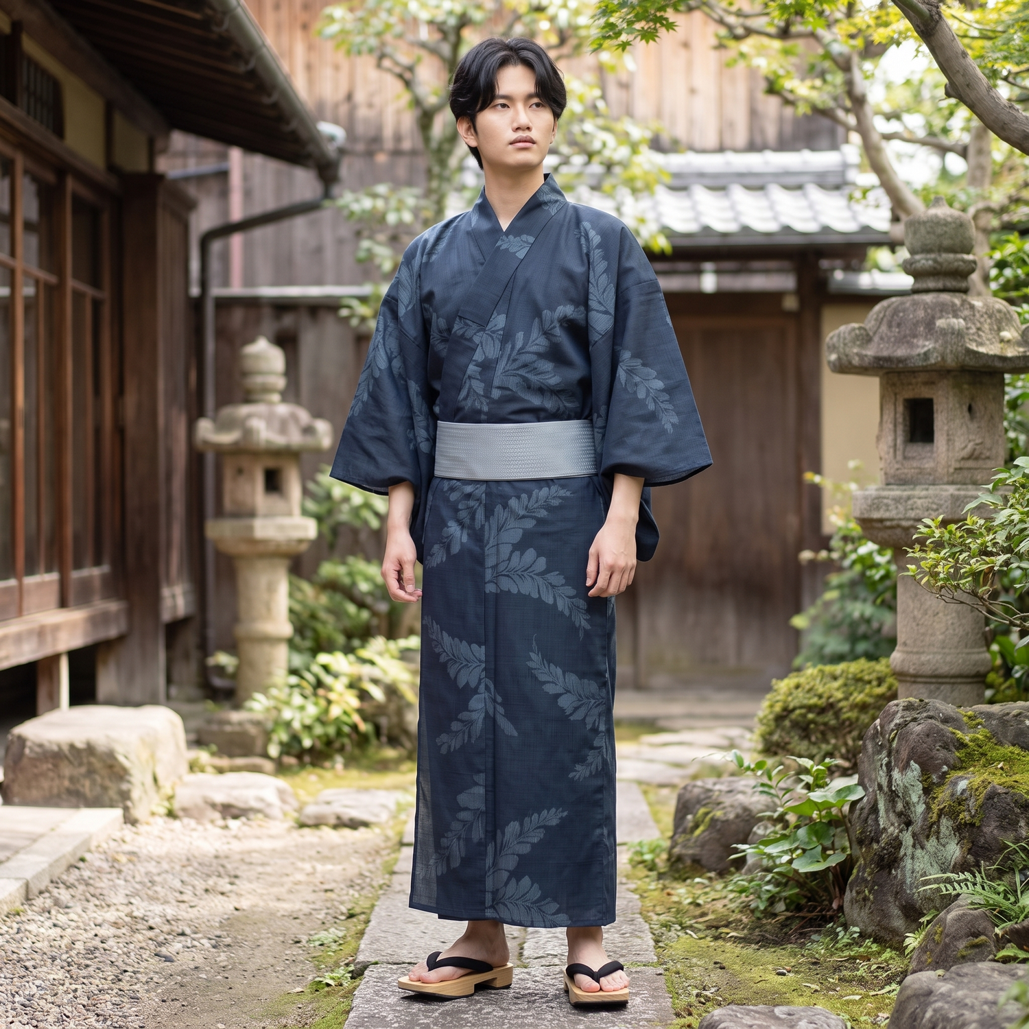 Japanese Style Yukata for Mens