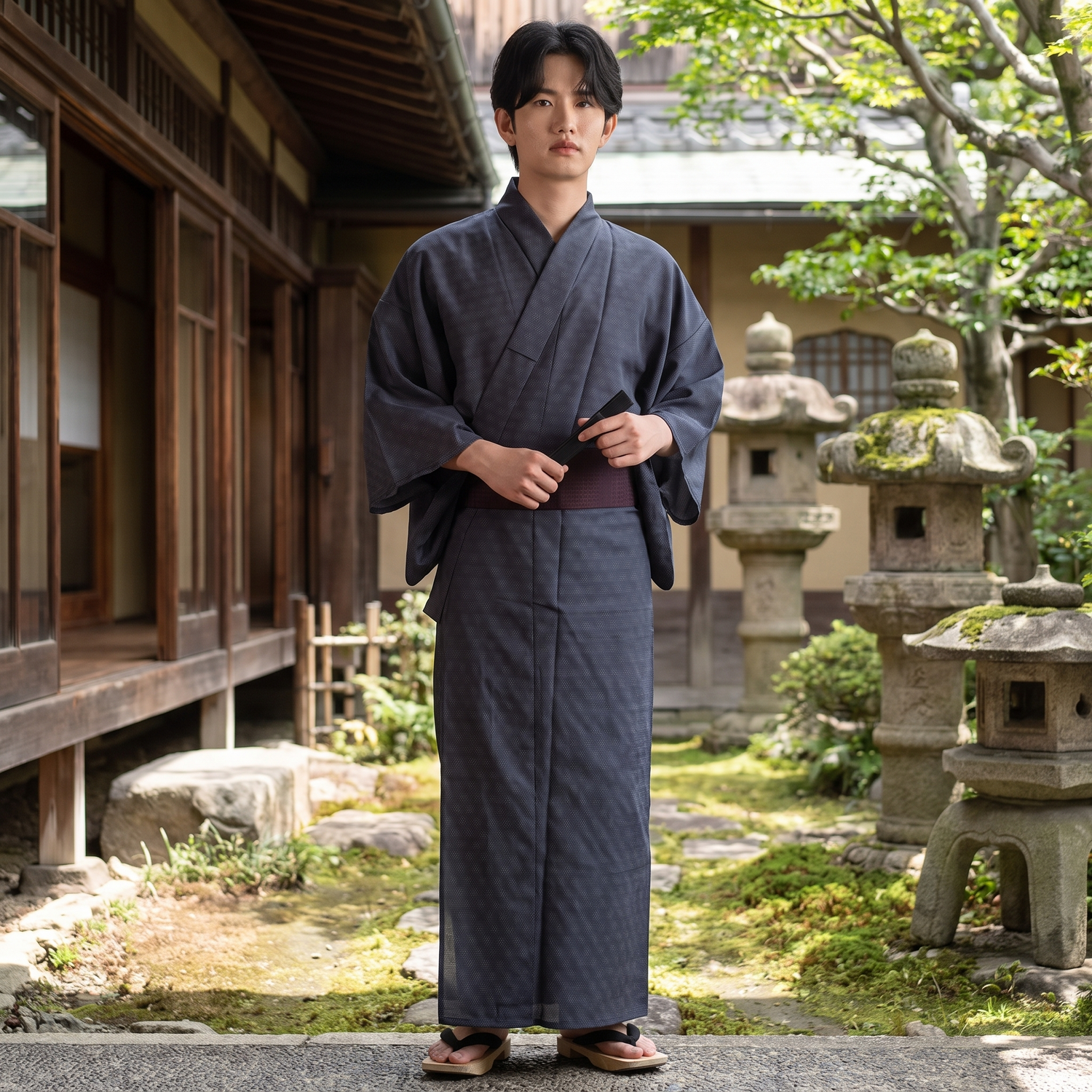Japanese Traditional Yukata Men