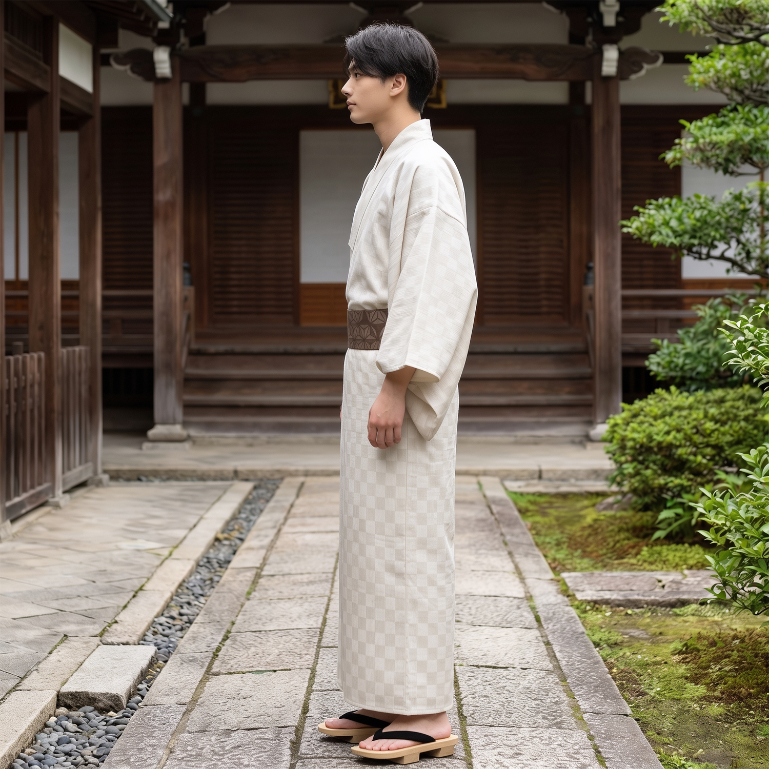 Traditional White Kimono