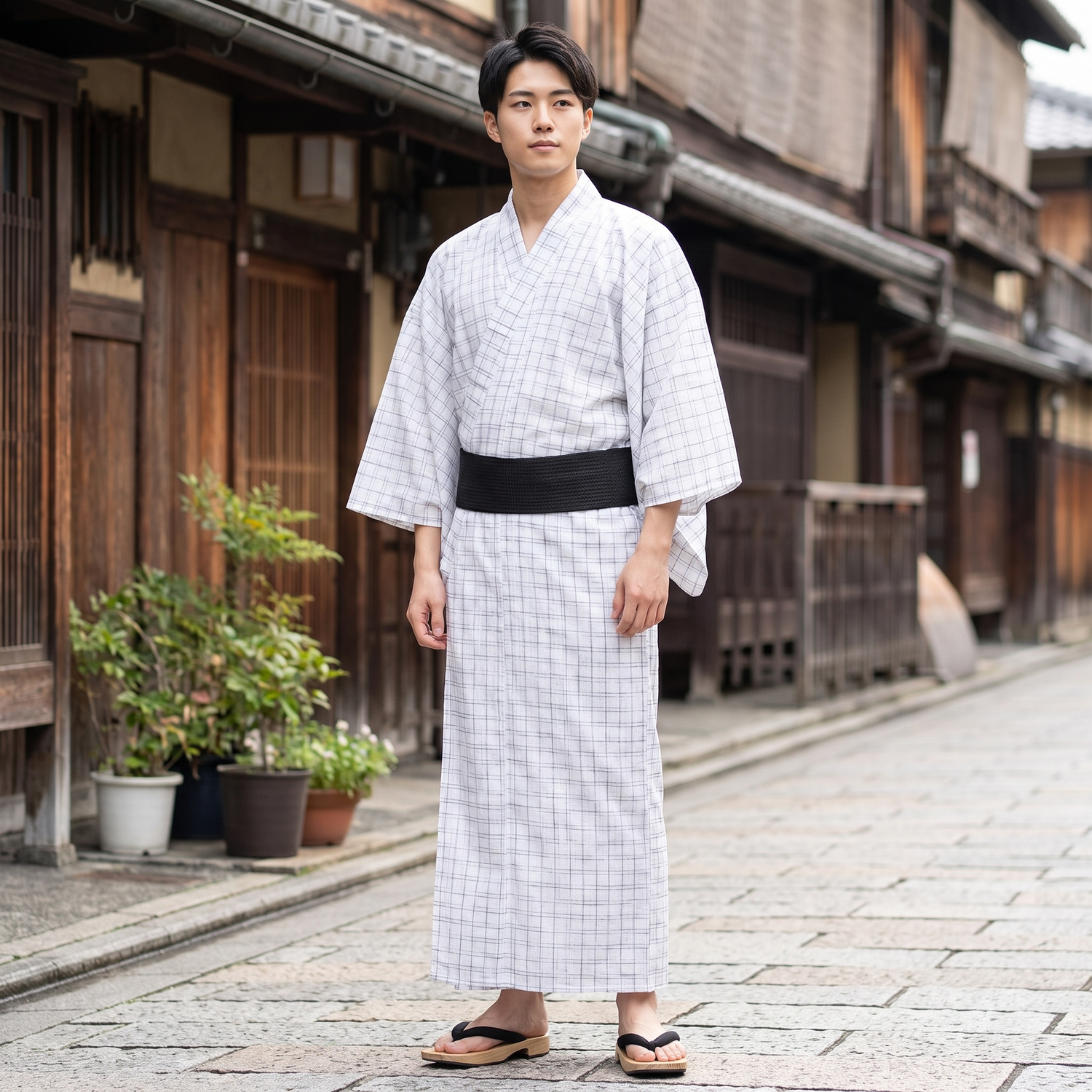 Traditional Mens Samurai Kimono