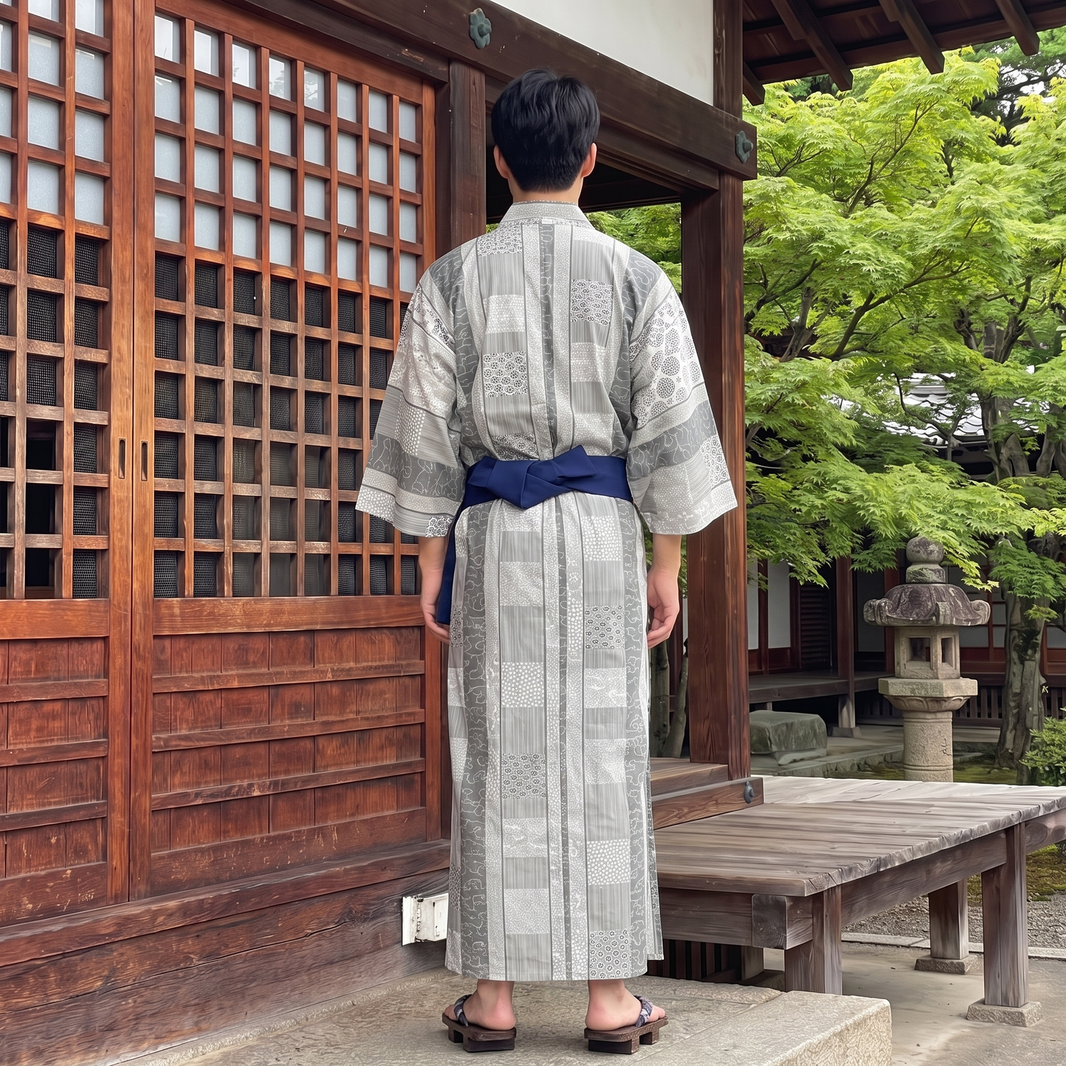 Traditional Kimono Robe for Men