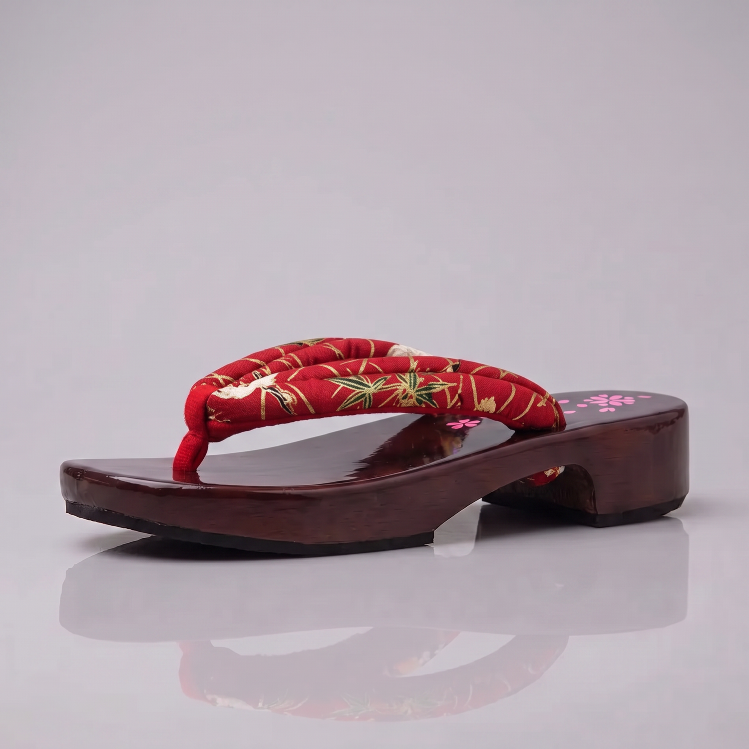 Women's Red Geta Sandals