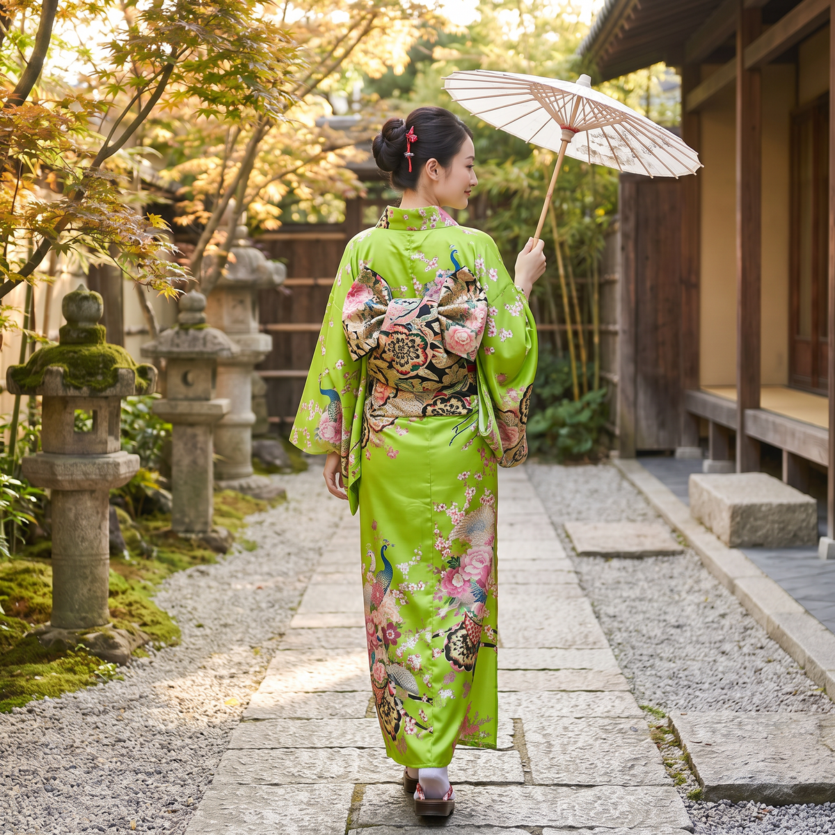 Japanese Style Floral Yukata