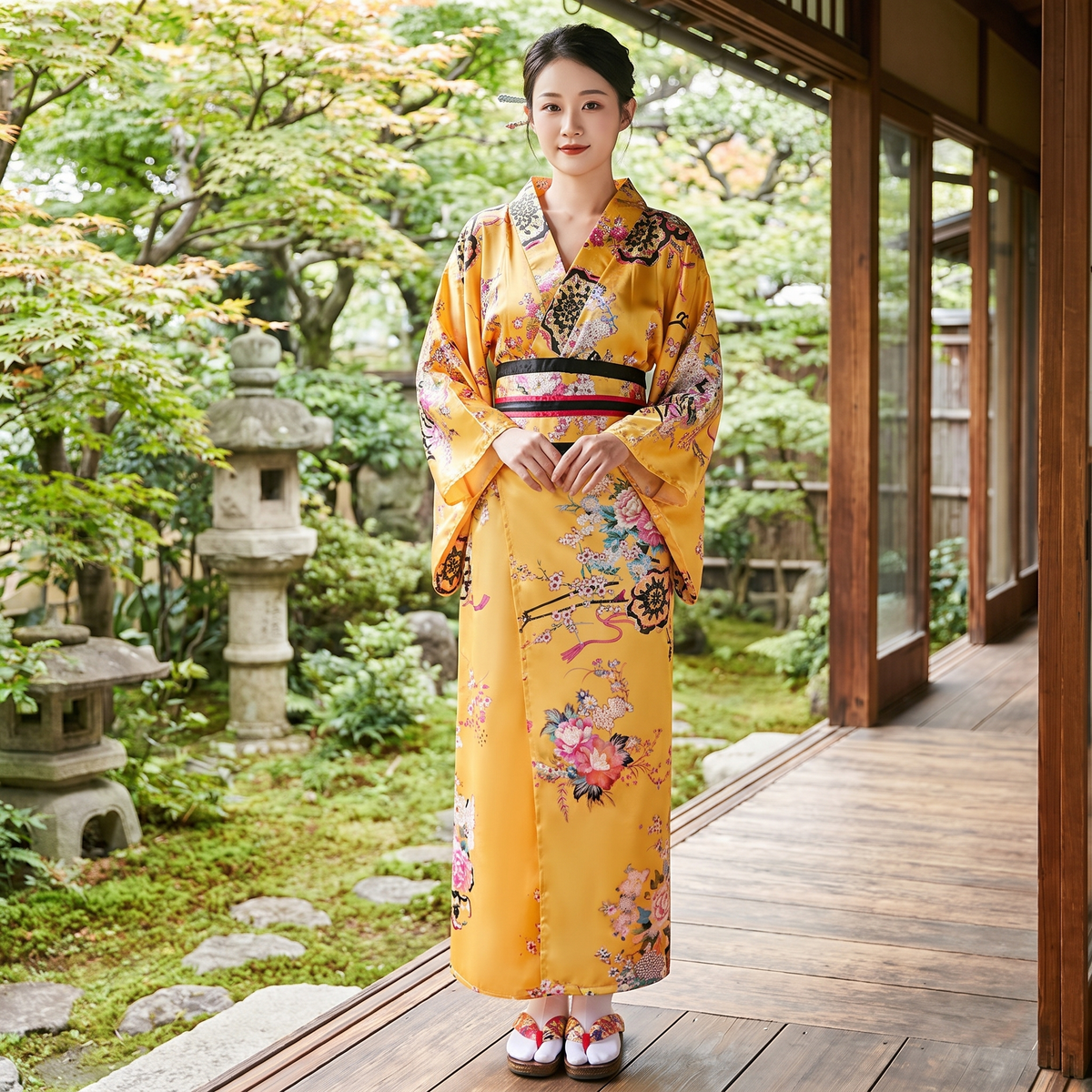 Japanese Yellow Yukata