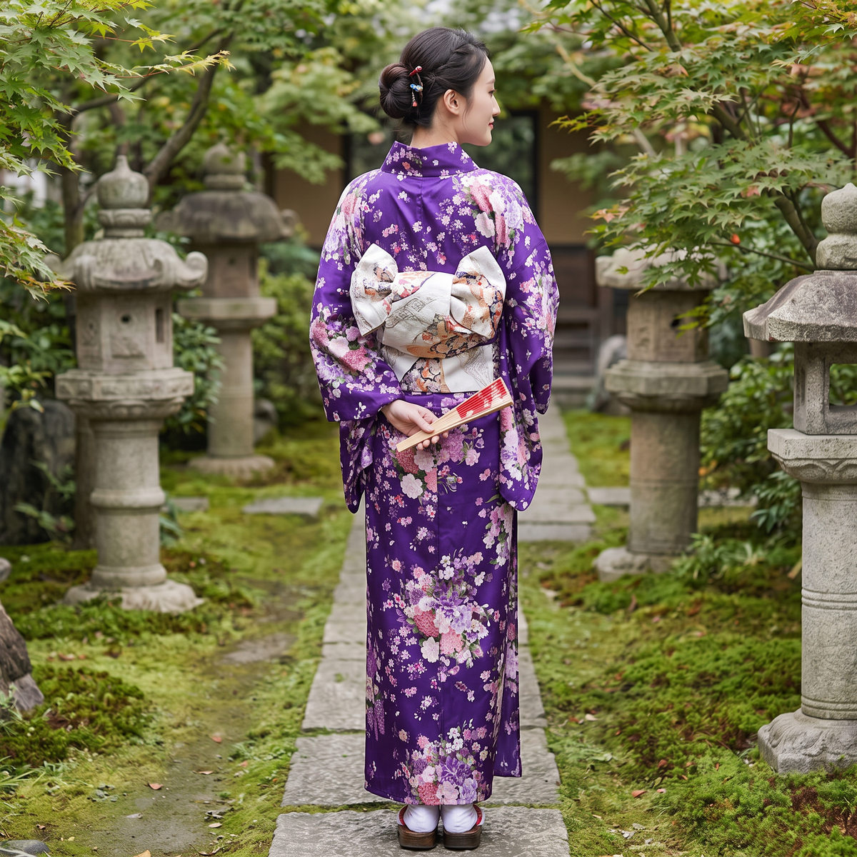 Traditional Japanese Kimono Yukata
