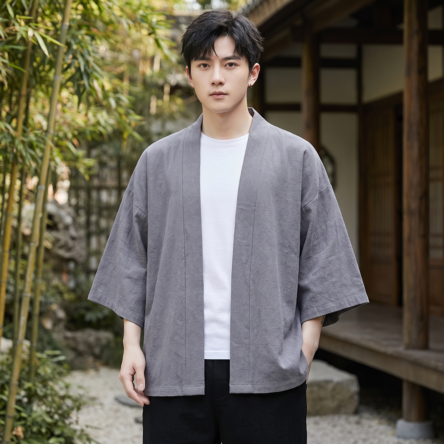 Loose Men's Kimono Cardigan