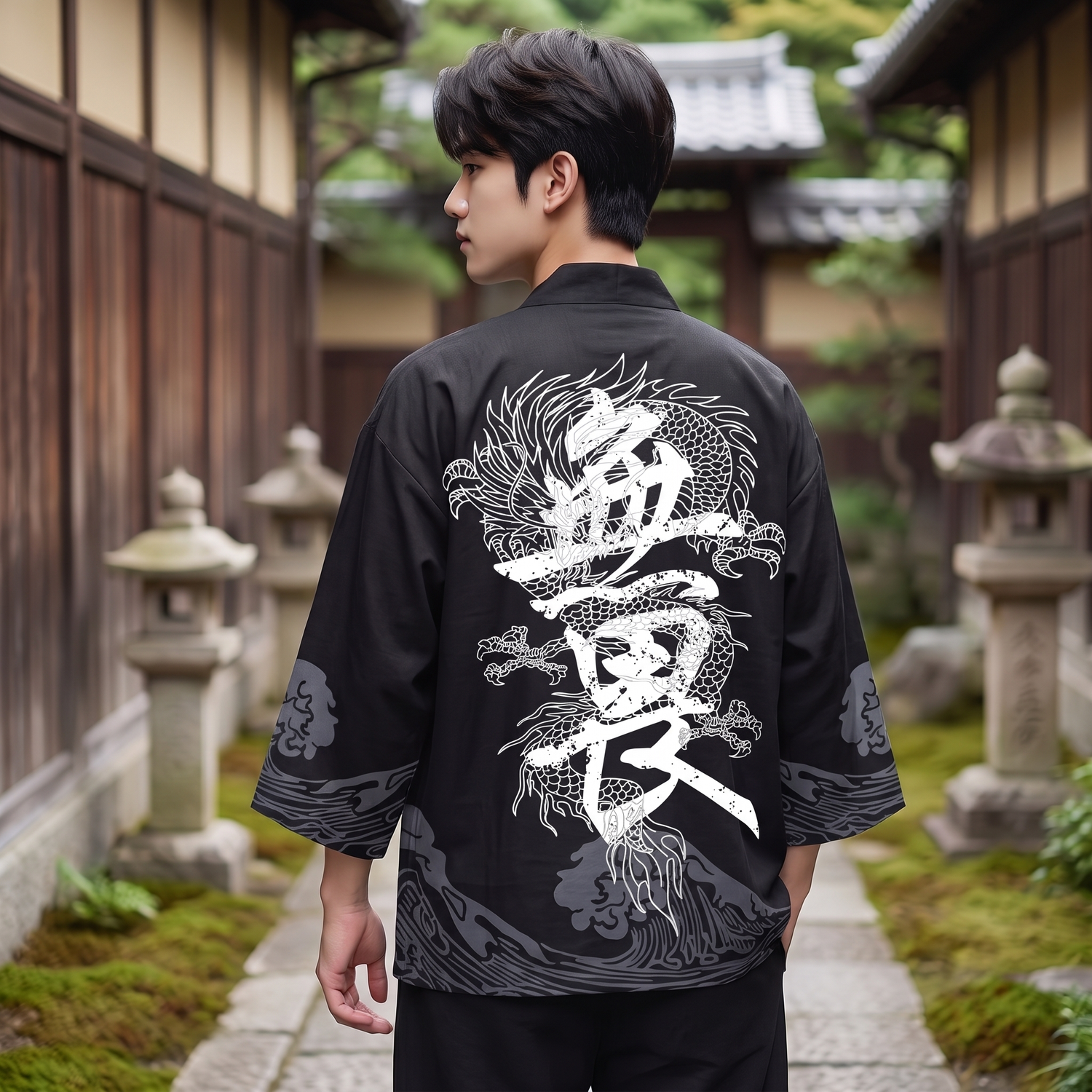 Men's Summer Kimono Cardigan