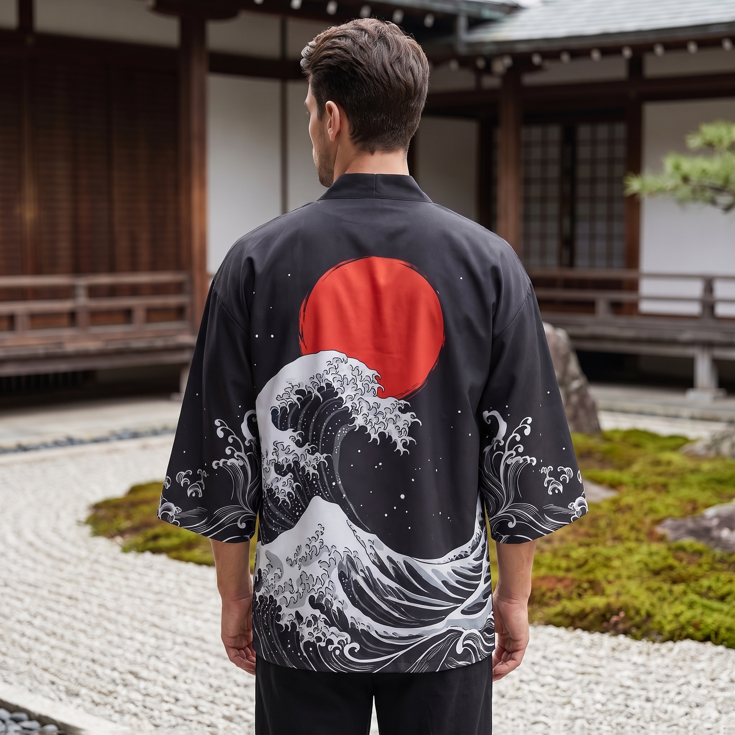 Black Kimono Cardigan