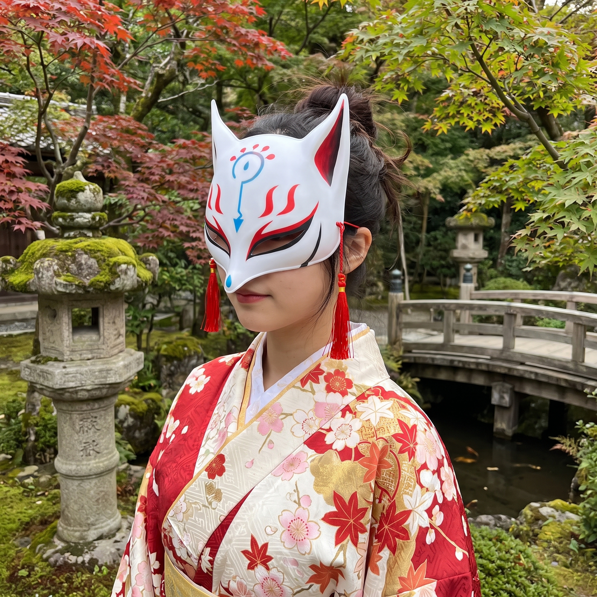 Japanese Style Kitsune Mask