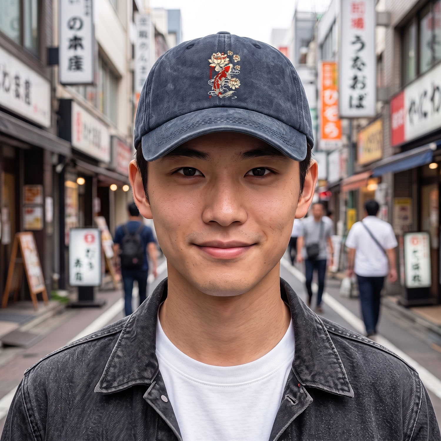 Vintage Washed Baseball Koi Cap