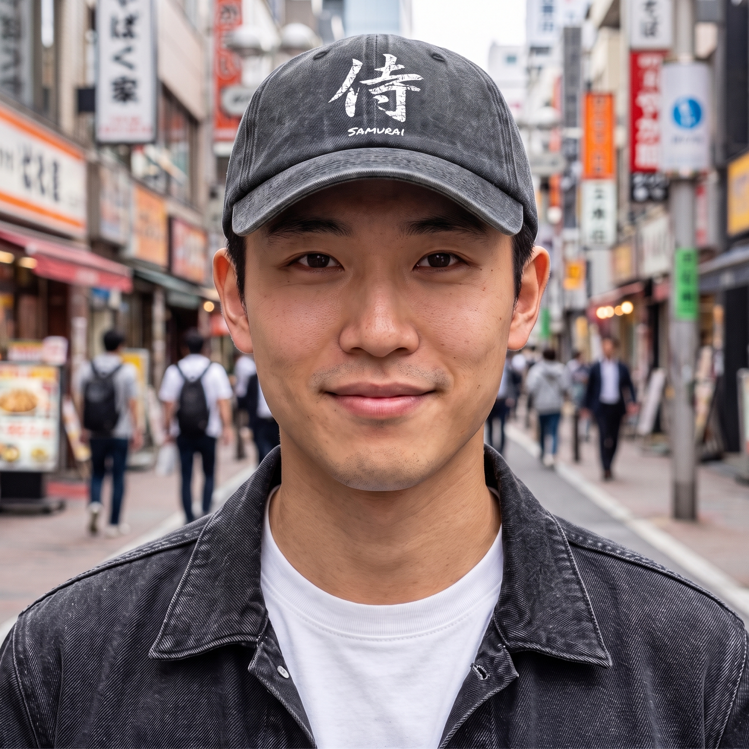 Samurai Printed Japanese Cap