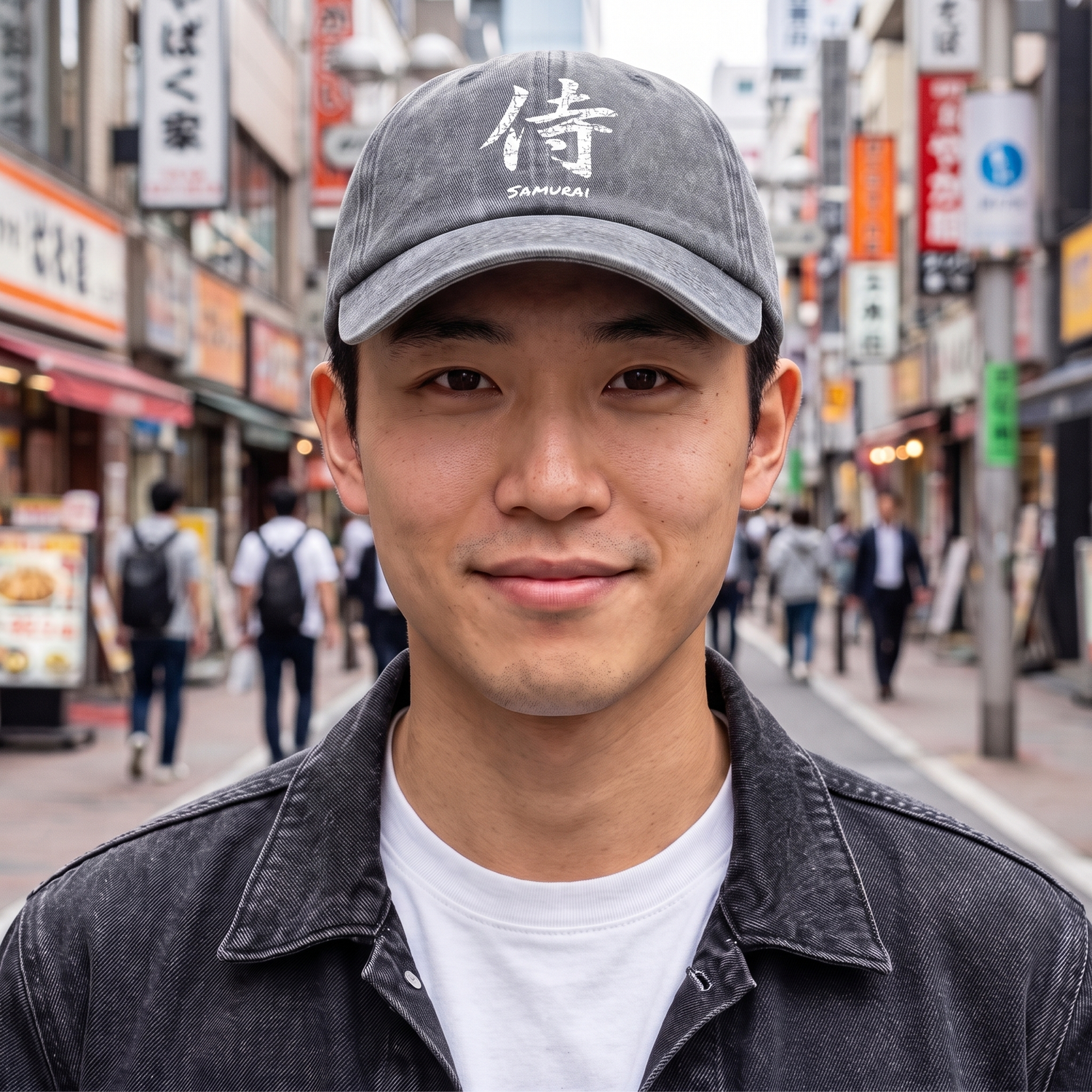 Samurai Printed Japanese Cap